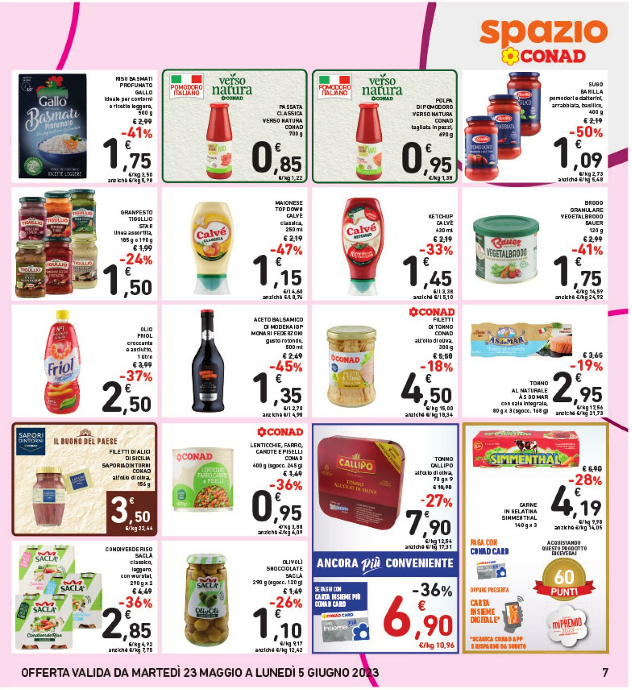 Volantino Conad 23.05.2023 - 05.06.2023