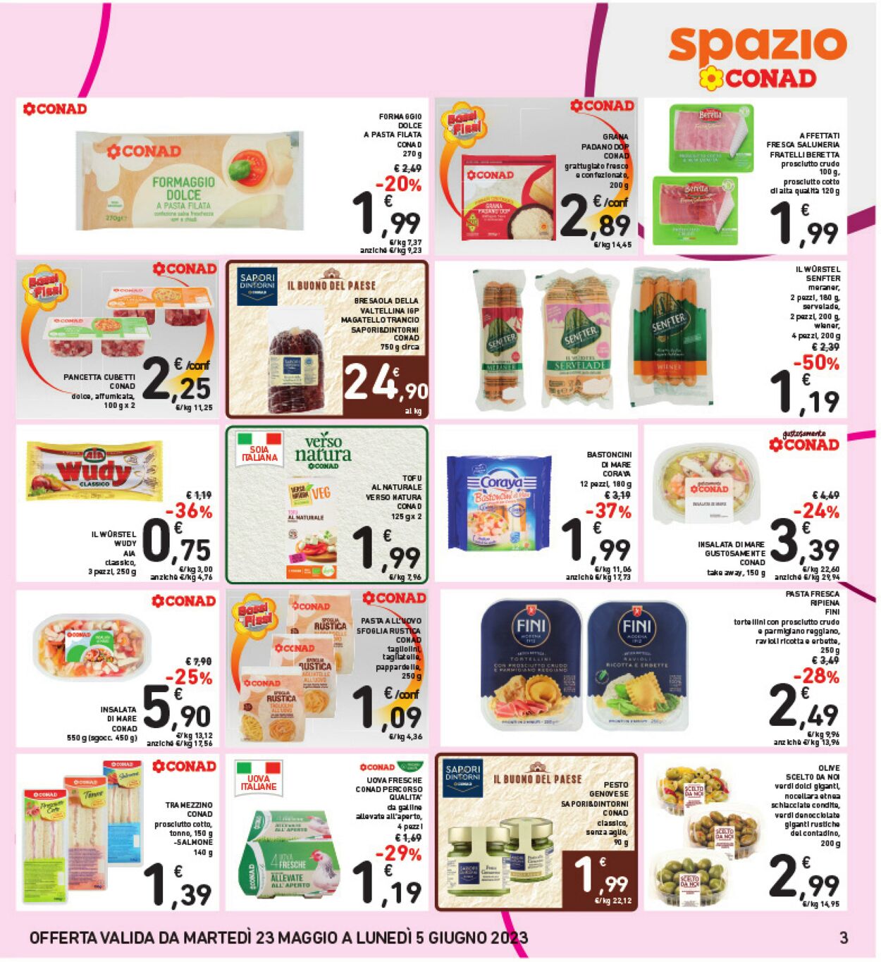 Volantino Conad 23.05.2023 - 05.06.2023