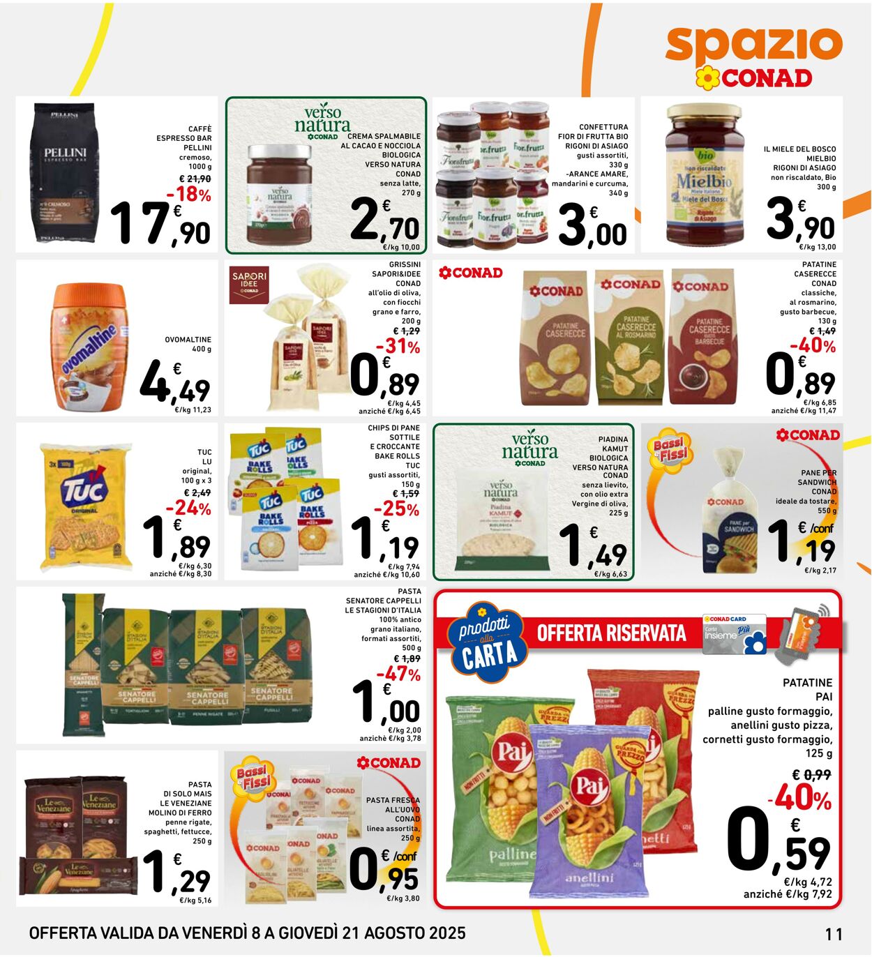 Volantino Conad 09.08.2025 - 09.08.2025