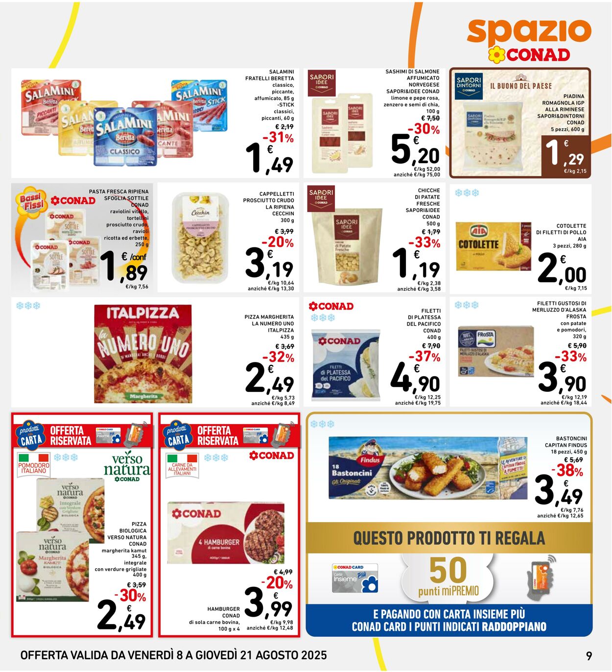 Volantino Conad 09.08.2025 - 09.08.2025