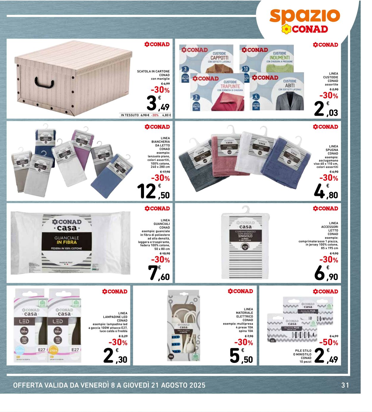 Volantino Conad 09.08.2025 - 09.08.2025