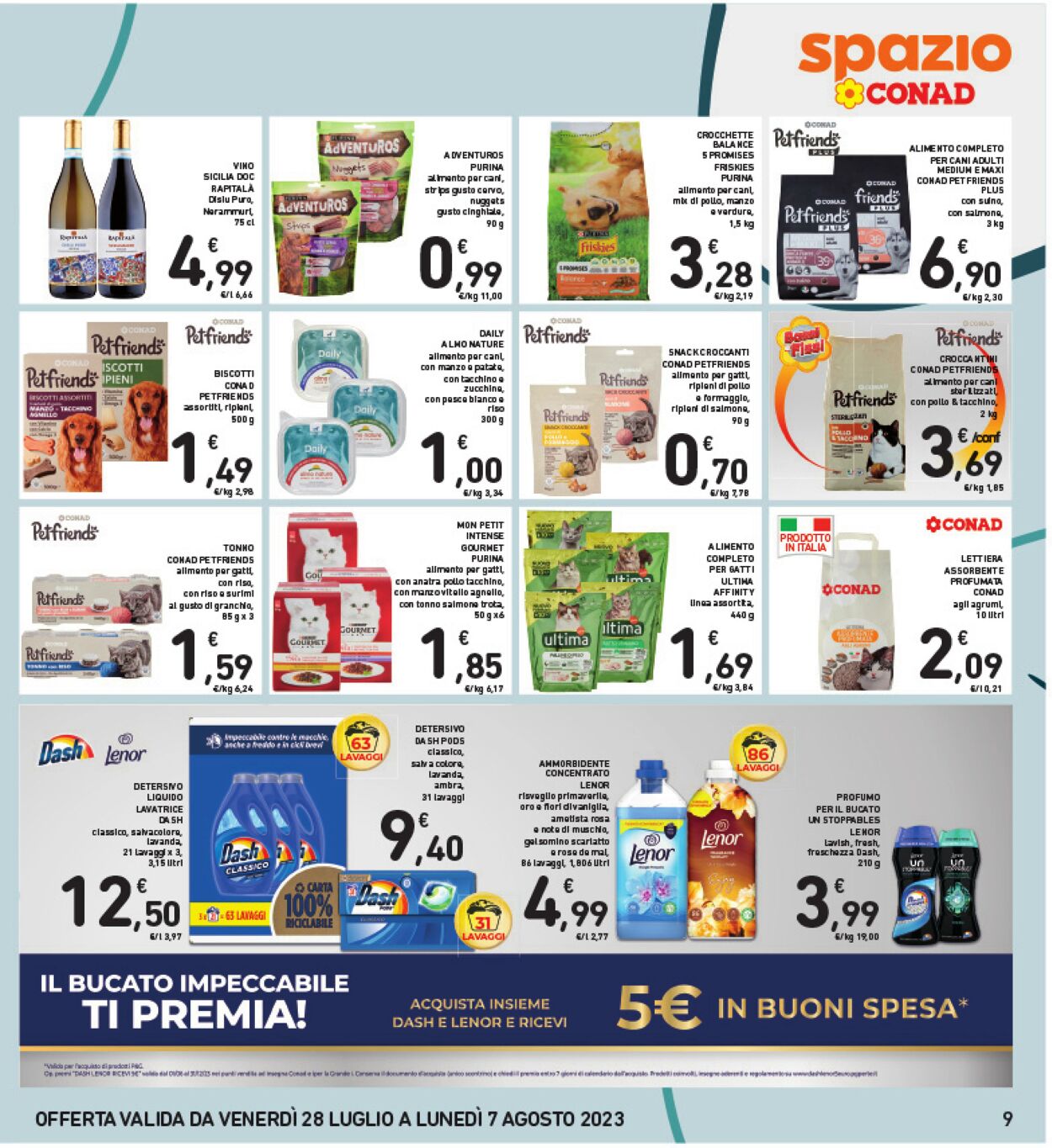 Volantino Conad 28.07.2023 - 07.08.2023