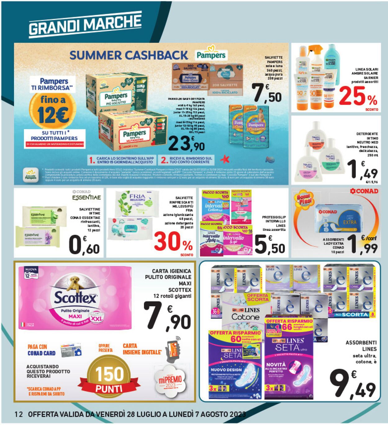 Volantino Conad 28.07.2023 - 07.08.2023