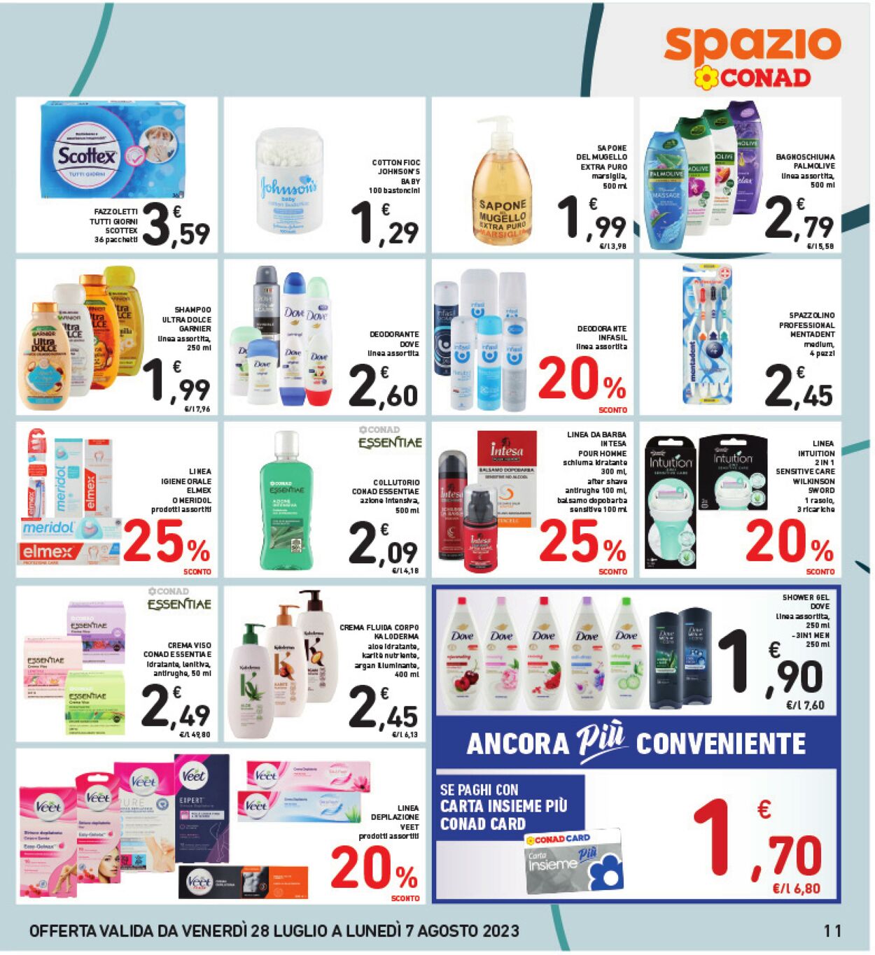 Volantino Conad 28.07.2023 - 07.08.2023