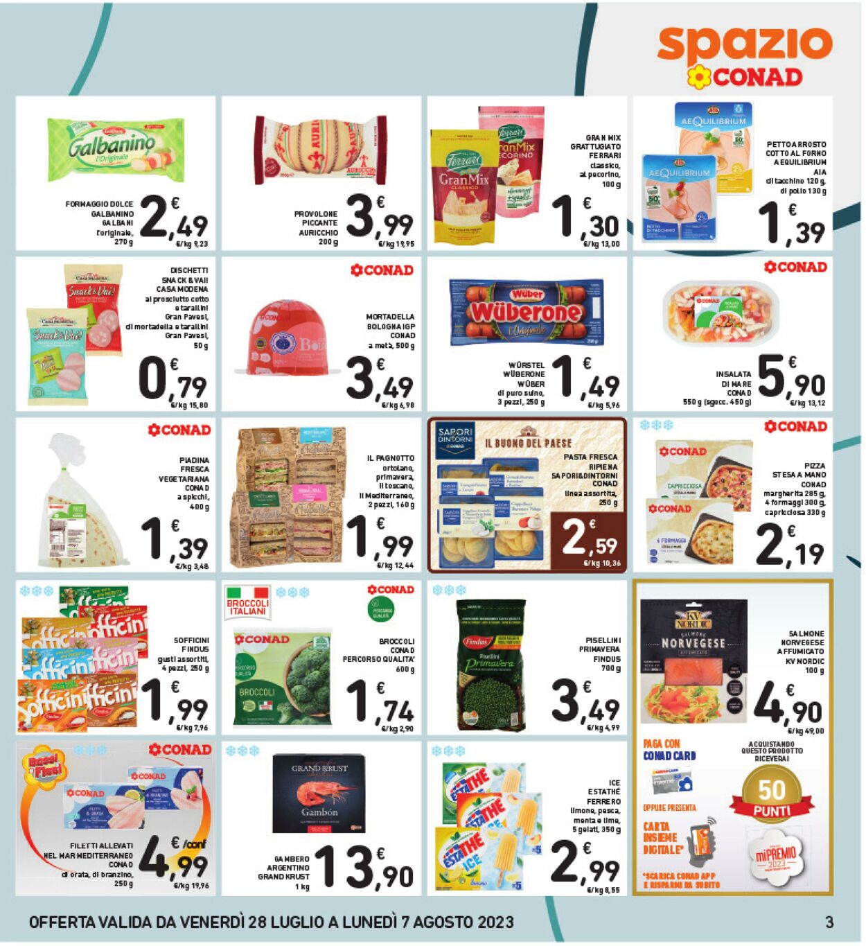 Volantino Conad 28.07.2023 - 07.08.2023