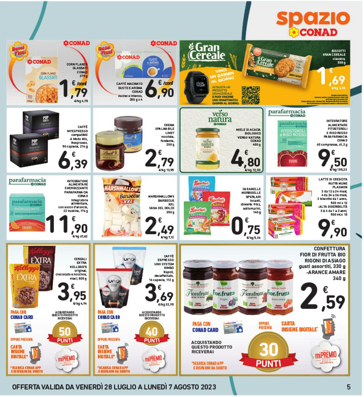 Volantino Conad 28.07.2023 - 07.08.2023