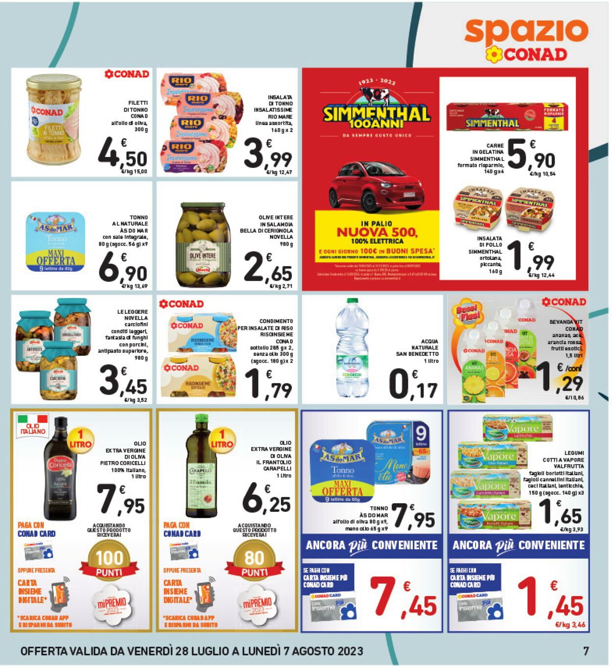 Volantino Conad 28.07.2023 - 07.08.2023