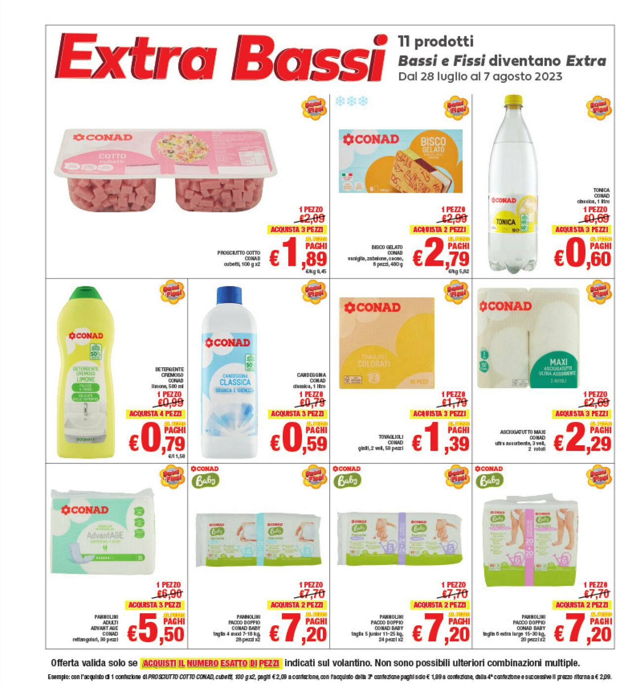 Volantino Conad 28.07.2023 - 07.08.2023