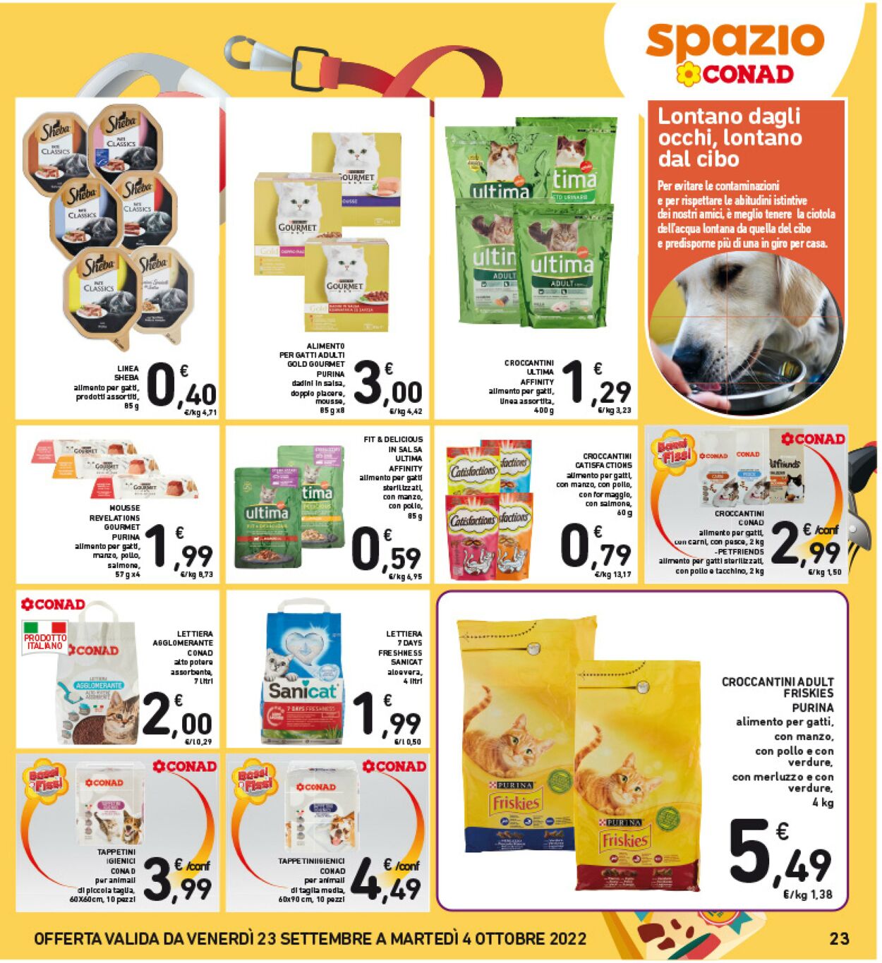 Volantino Conad 23.09.2022 - 04.10.2022