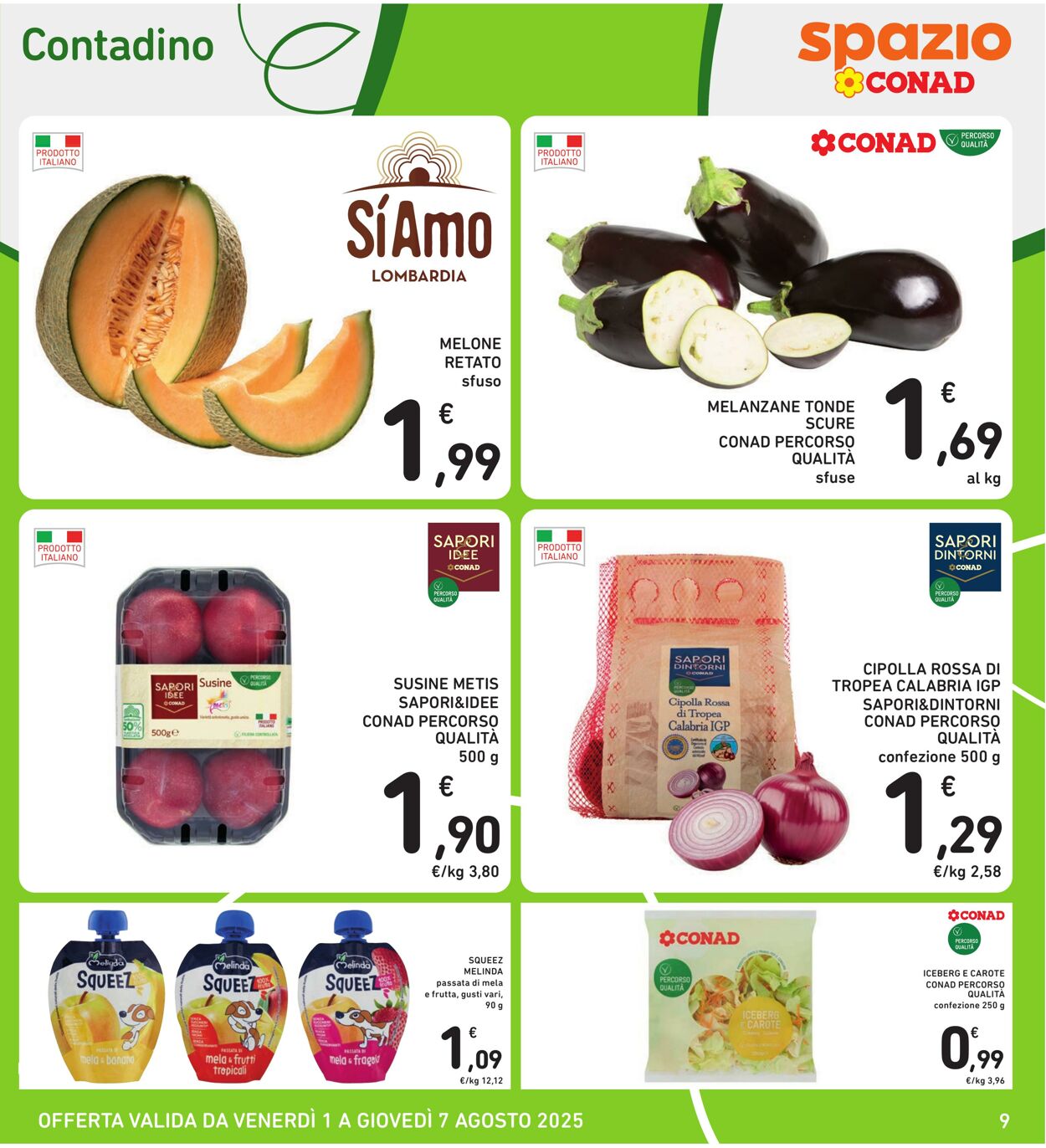 Volantino Conad 07.08.2025 - 07.08.2025