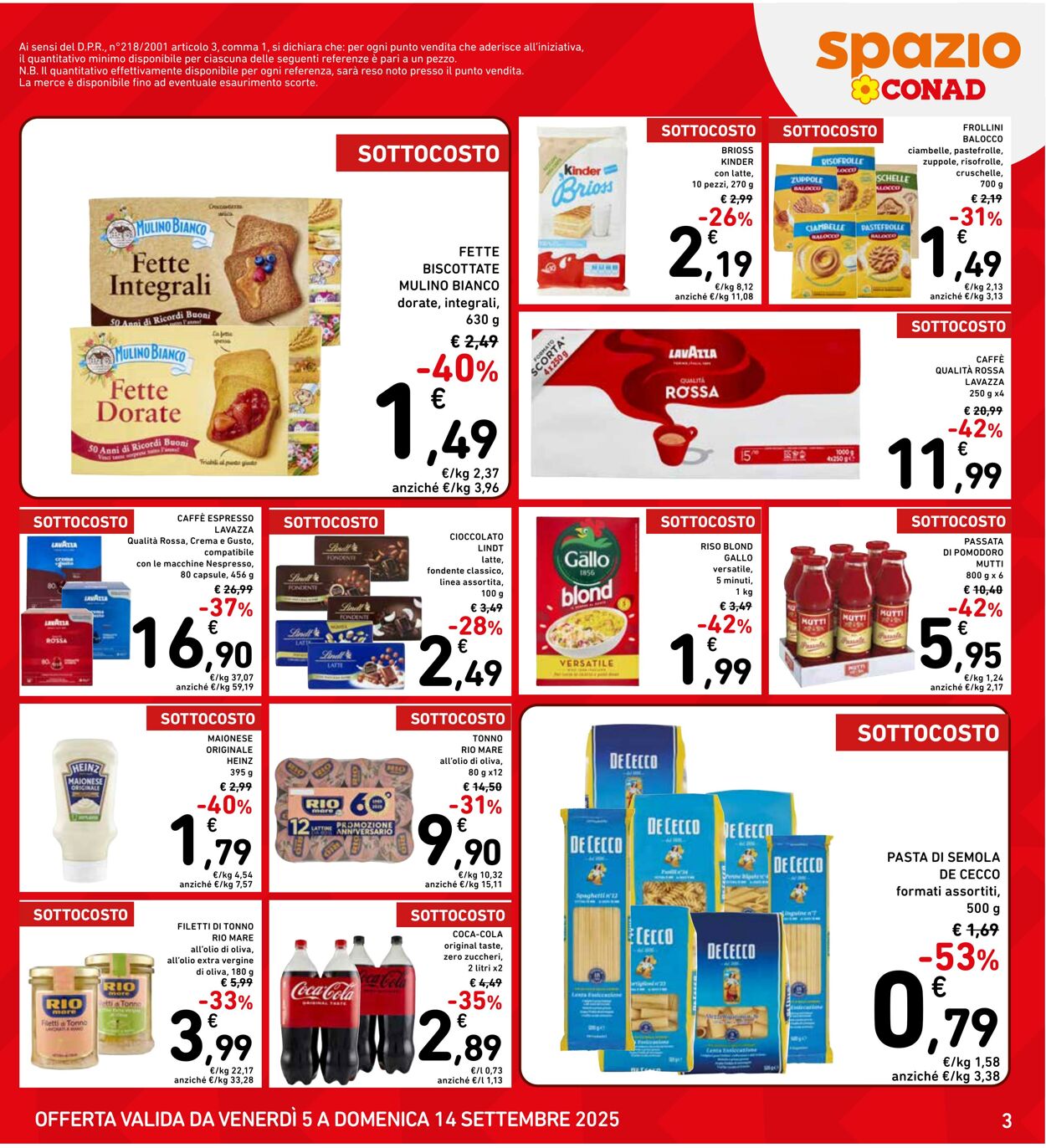 Volantino Conad 11.09.2025 - 11.09.2025