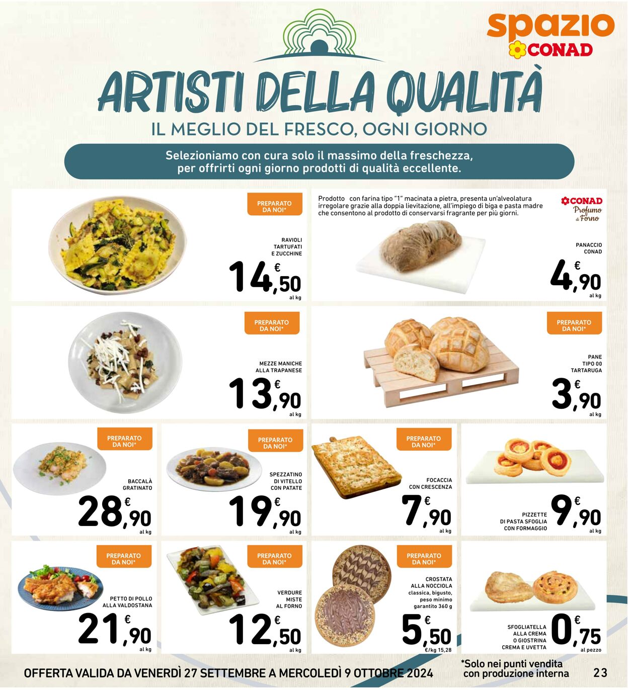 Volantino Conad 27.09.2024 - 09.10.2024