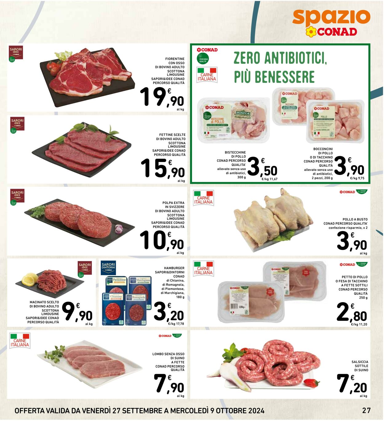 Volantino Conad 27.09.2024 - 09.10.2024