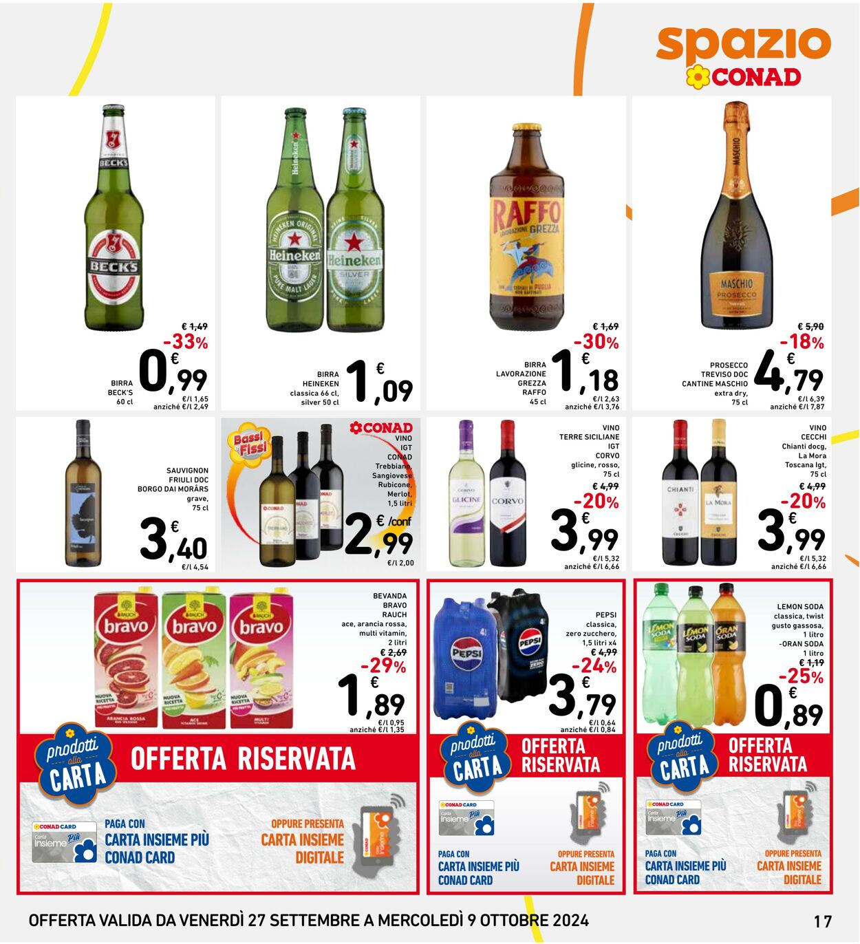 Volantino Conad 27.09.2024 - 09.10.2024