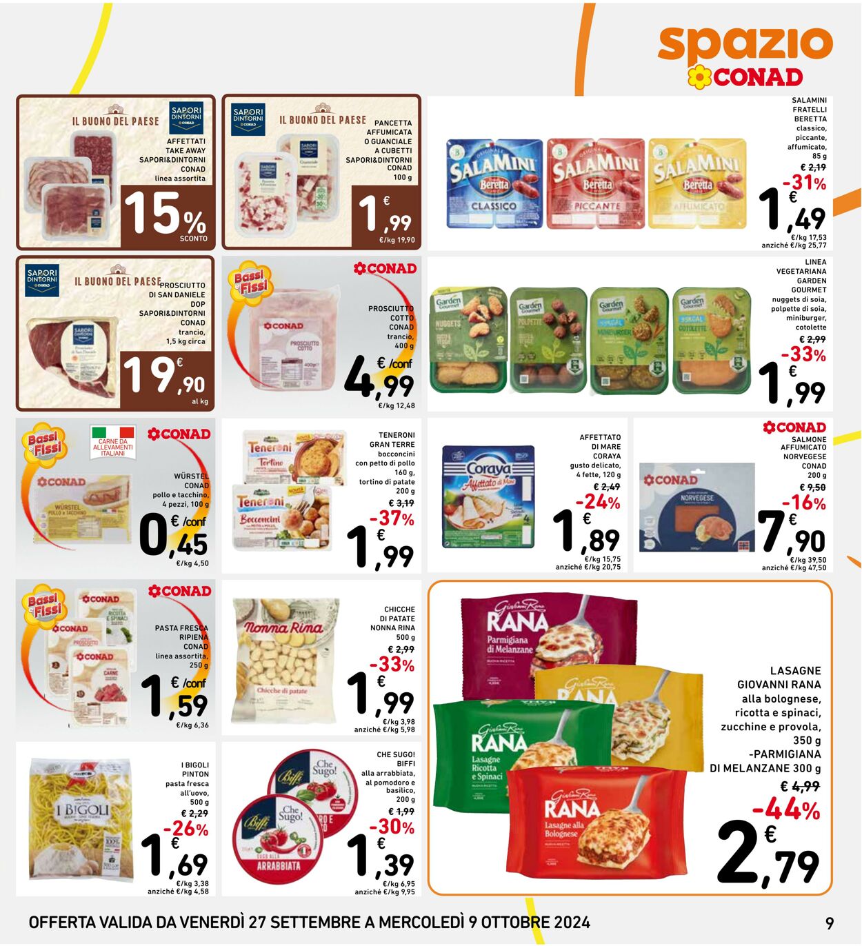 Volantino Conad 27.09.2024 - 09.10.2024