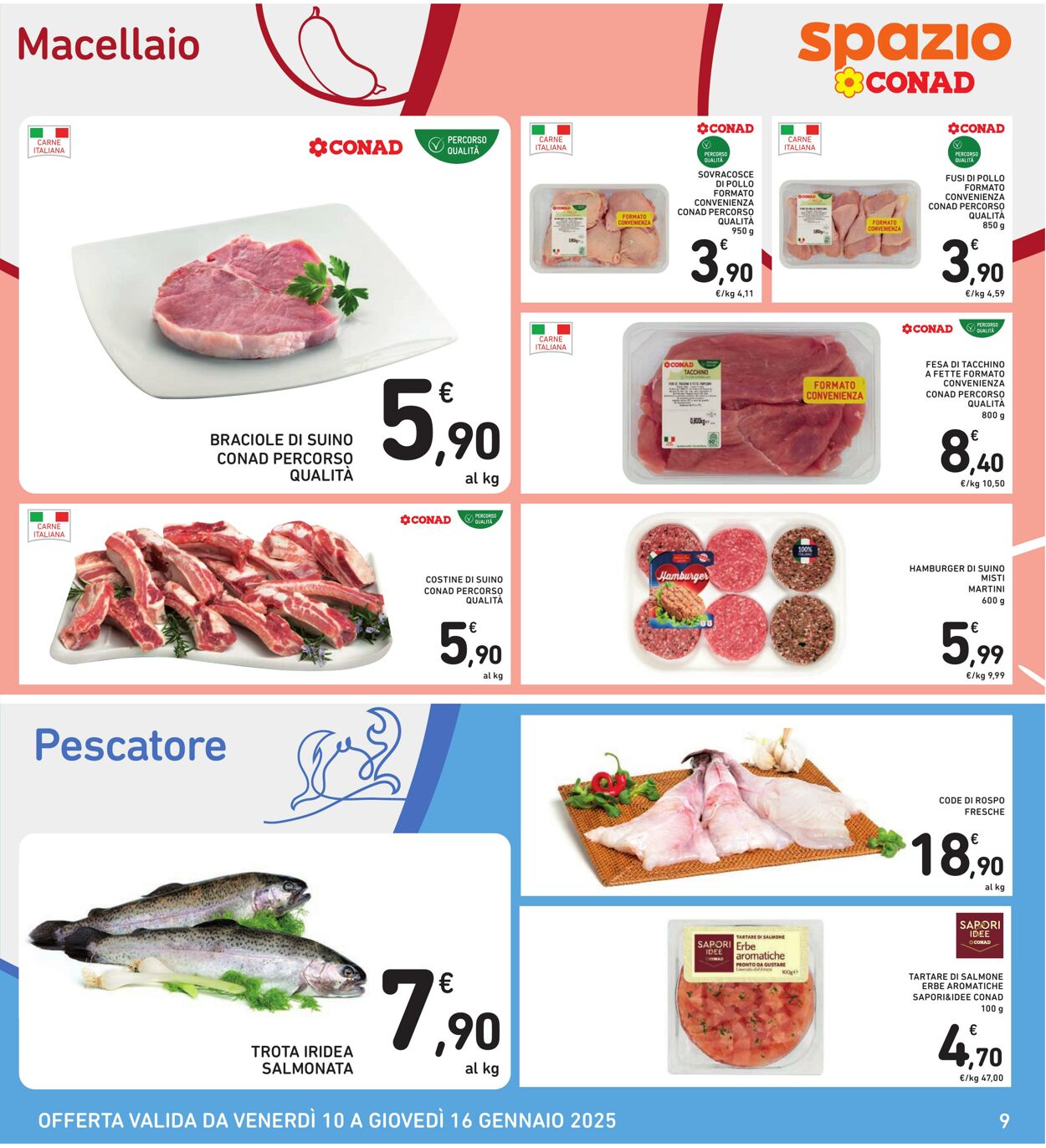 Volantino Conad 10.01.2025 - 16.01.2025