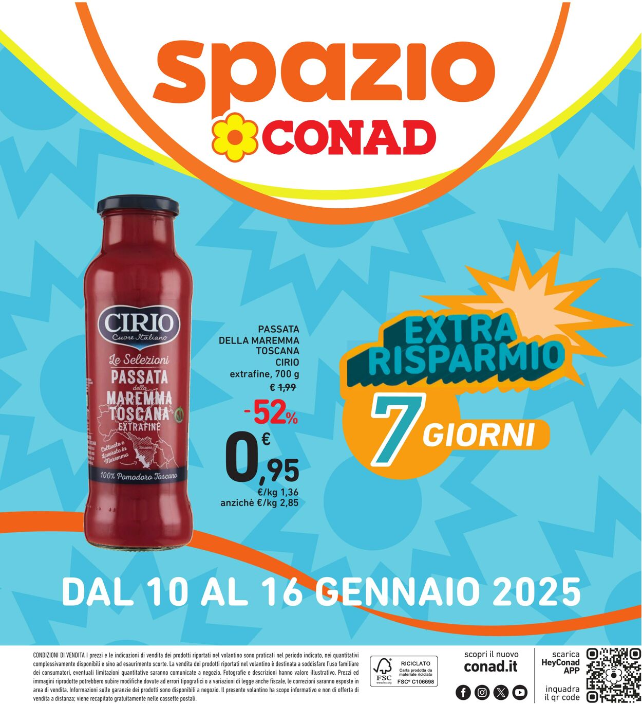 Volantino Conad 10.01.2025 - 16.01.2025