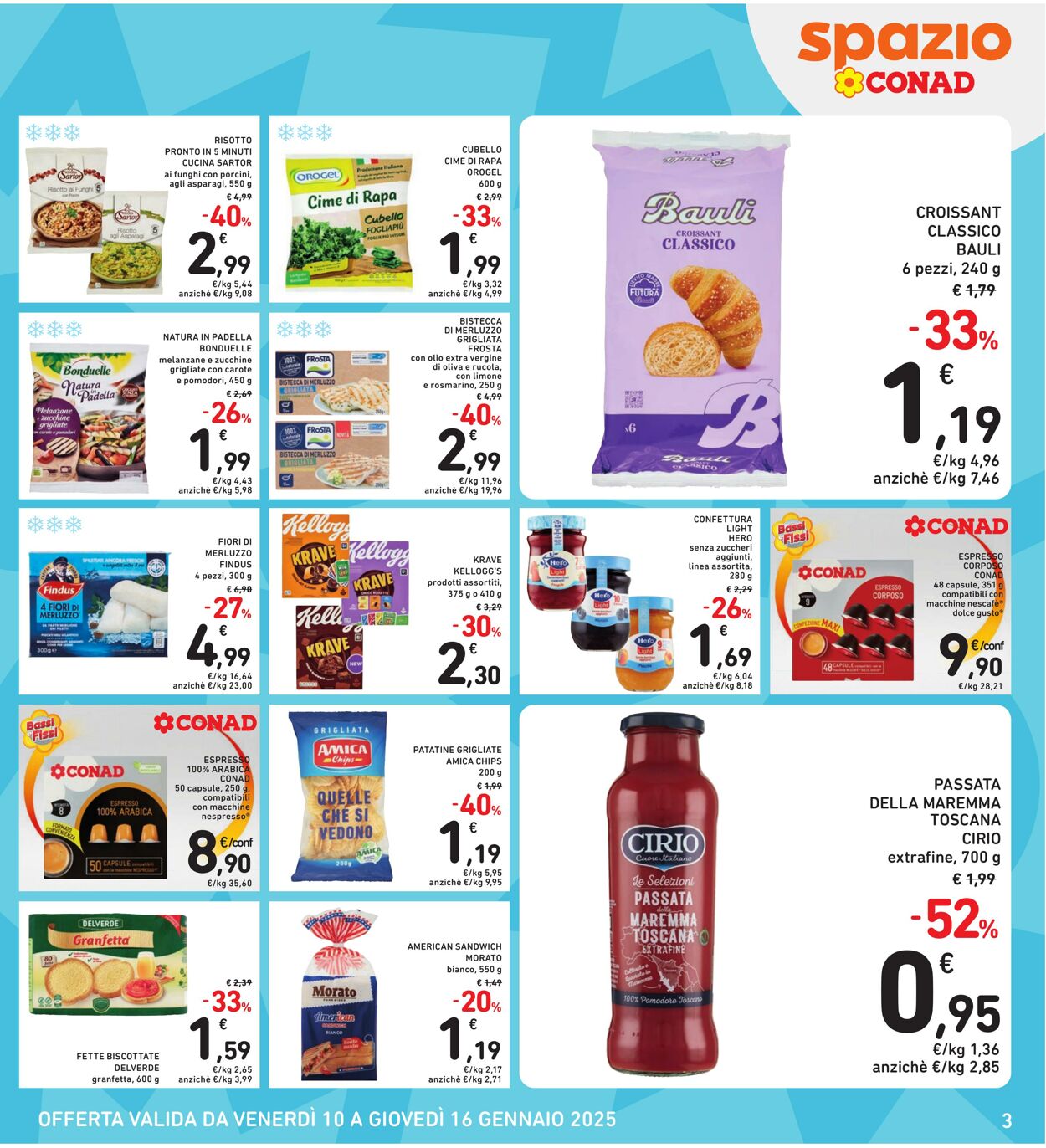 Volantino Conad 10.01.2025 - 16.01.2025