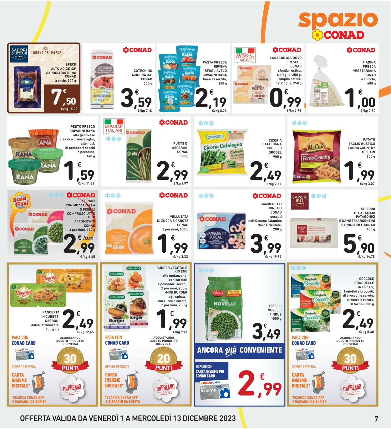 Volantino Conad 01.11.2023 - 10.12.2023