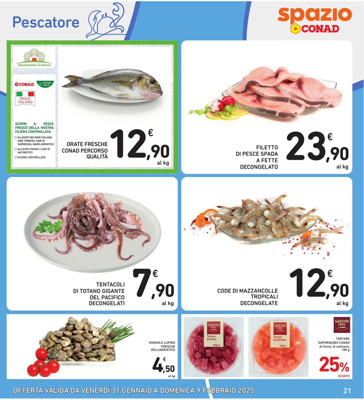 Volantino Conad 31.01.2025 - 09.02.2025