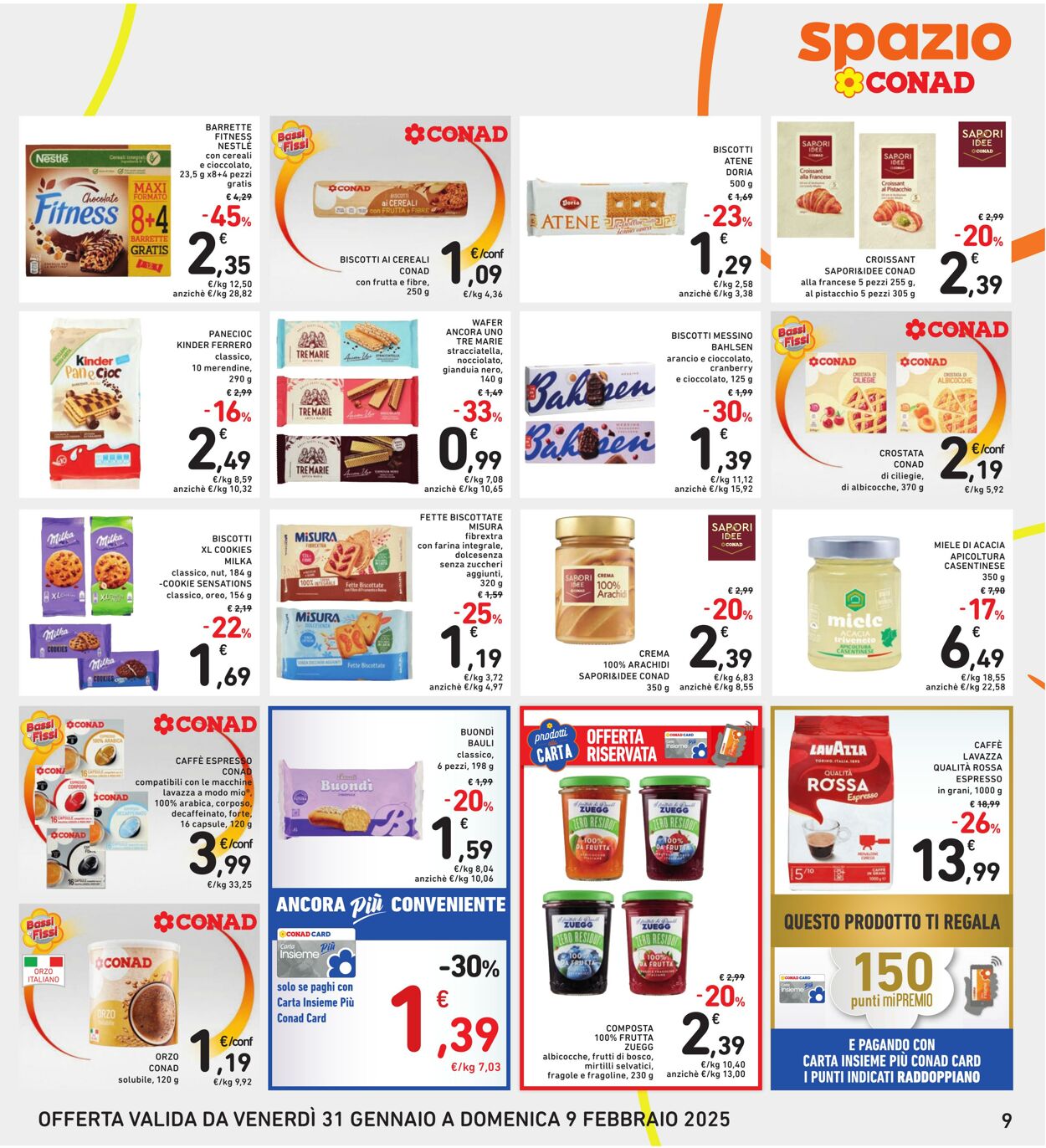 Volantino Conad 31.01.2025 - 09.02.2025