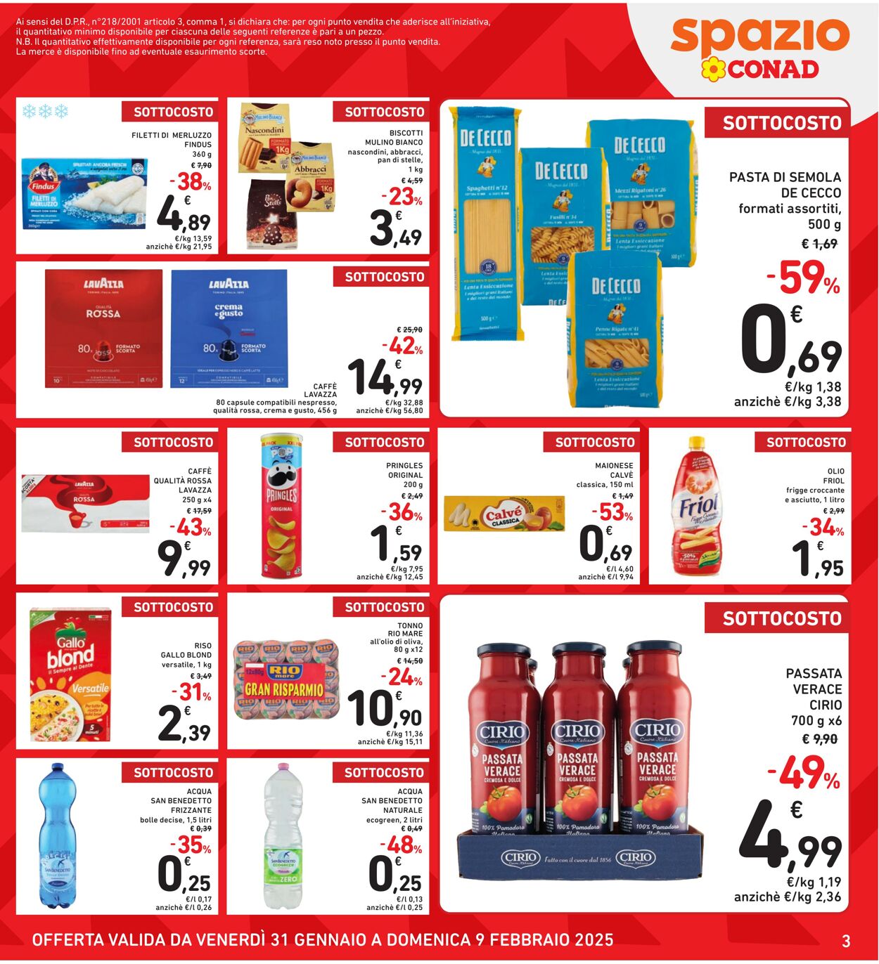 Volantino Conad 31.01.2025 - 09.02.2025