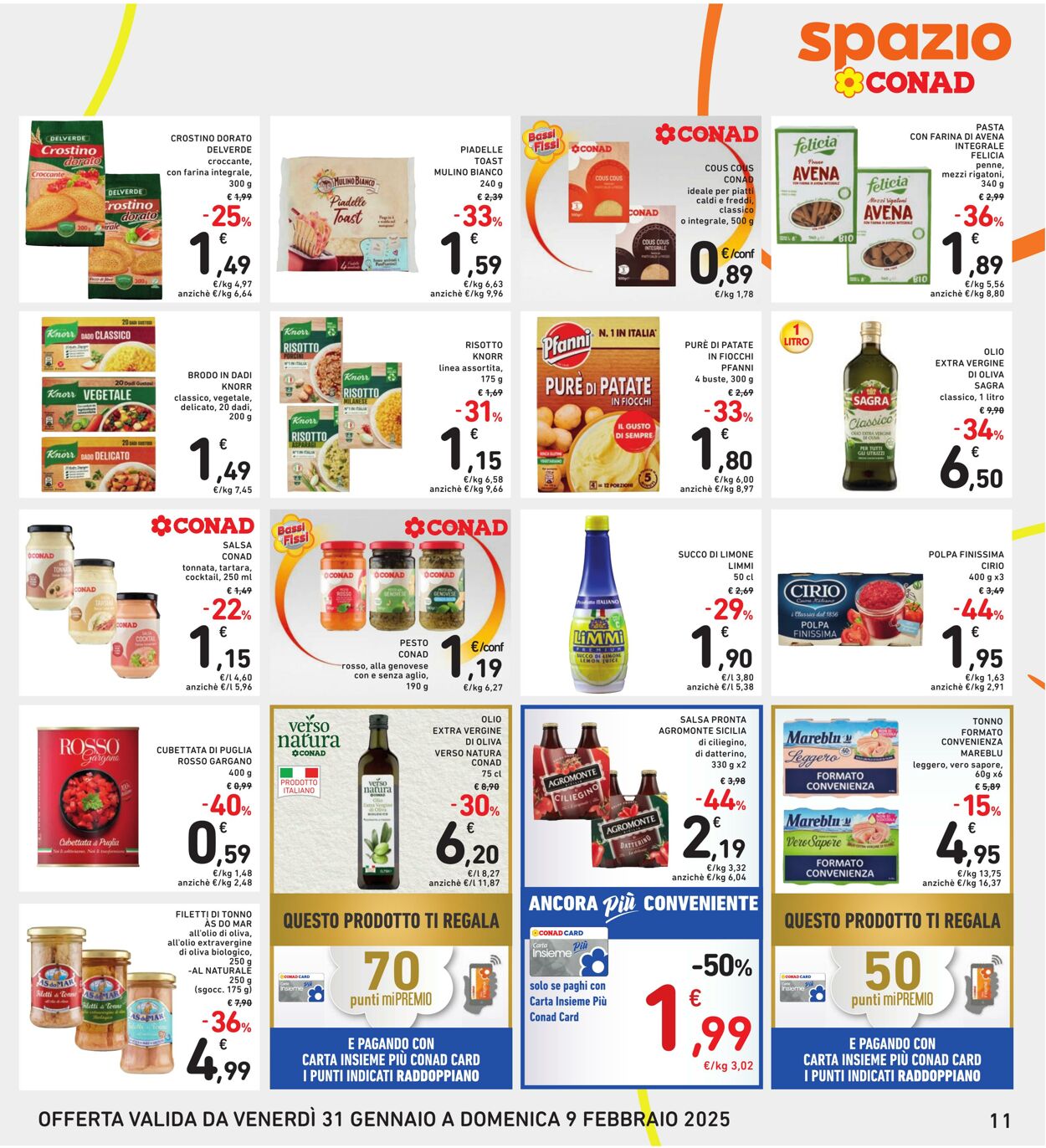 Volantino Conad 31.01.2025 - 09.02.2025