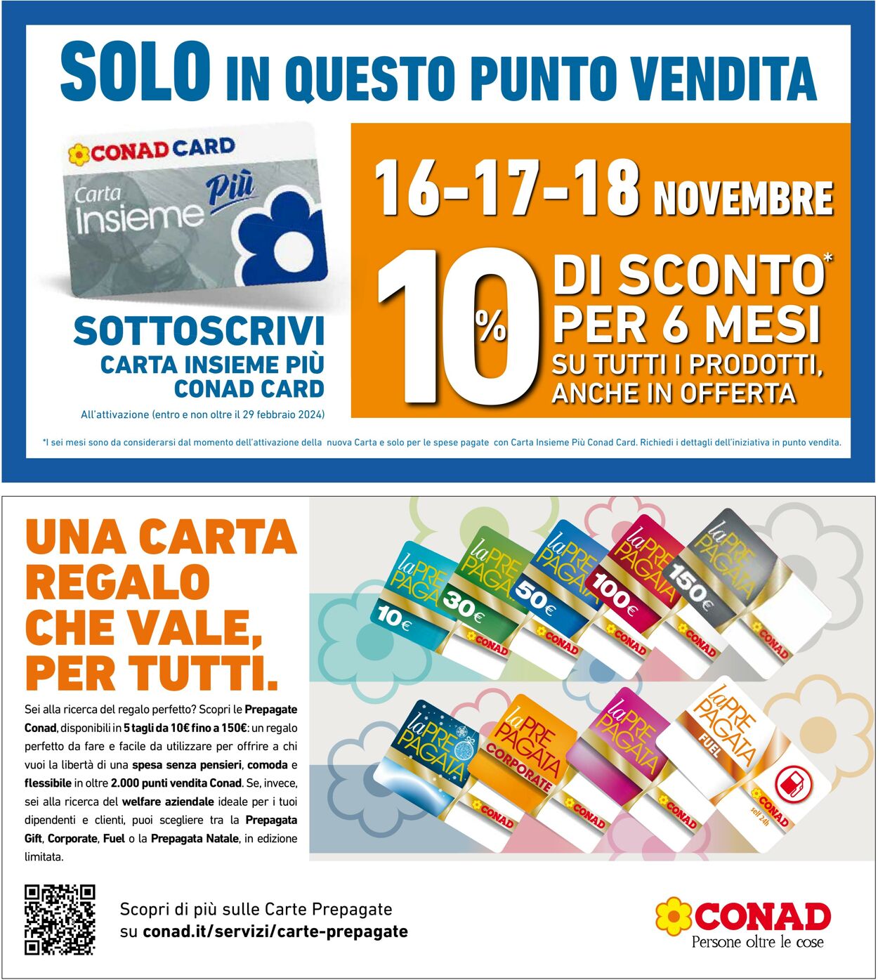 Volantino Conad 09.11.2023 - 20.11.2023