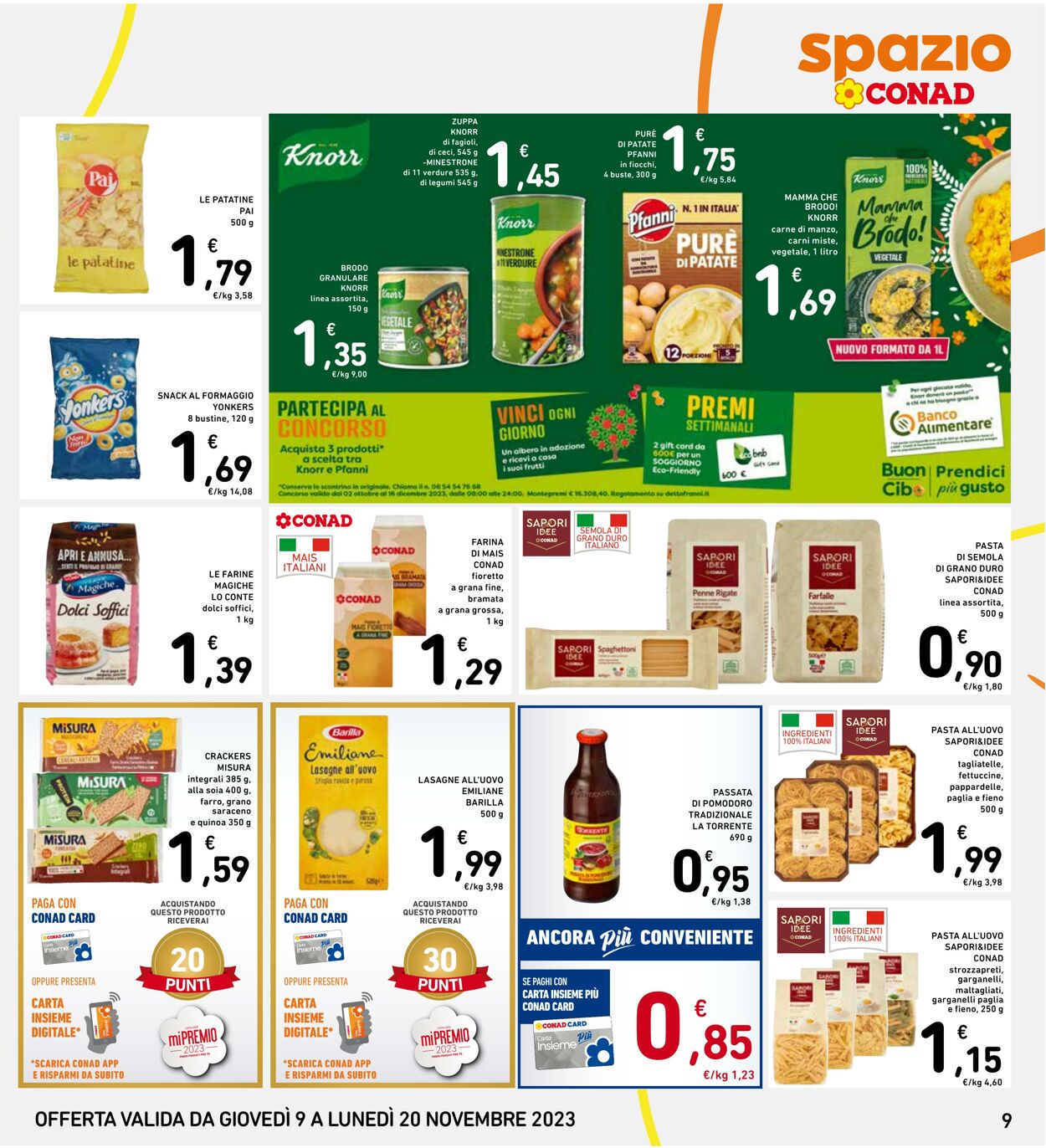 Volantino Conad 09.11.2023 - 20.11.2023