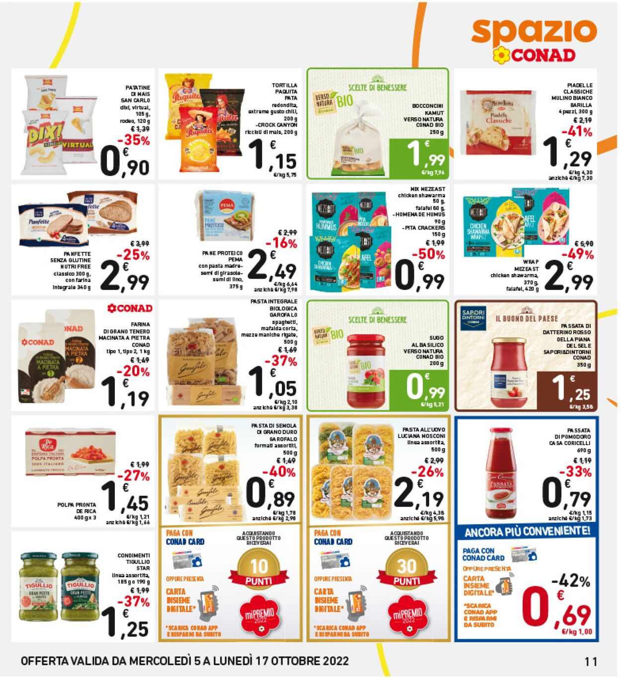 Volantino Conad 05.10.2022 - 17.10.2022