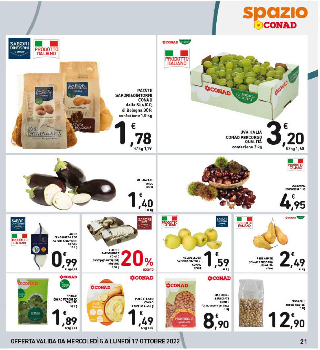 Volantino Conad 05.10.2022 - 17.10.2022