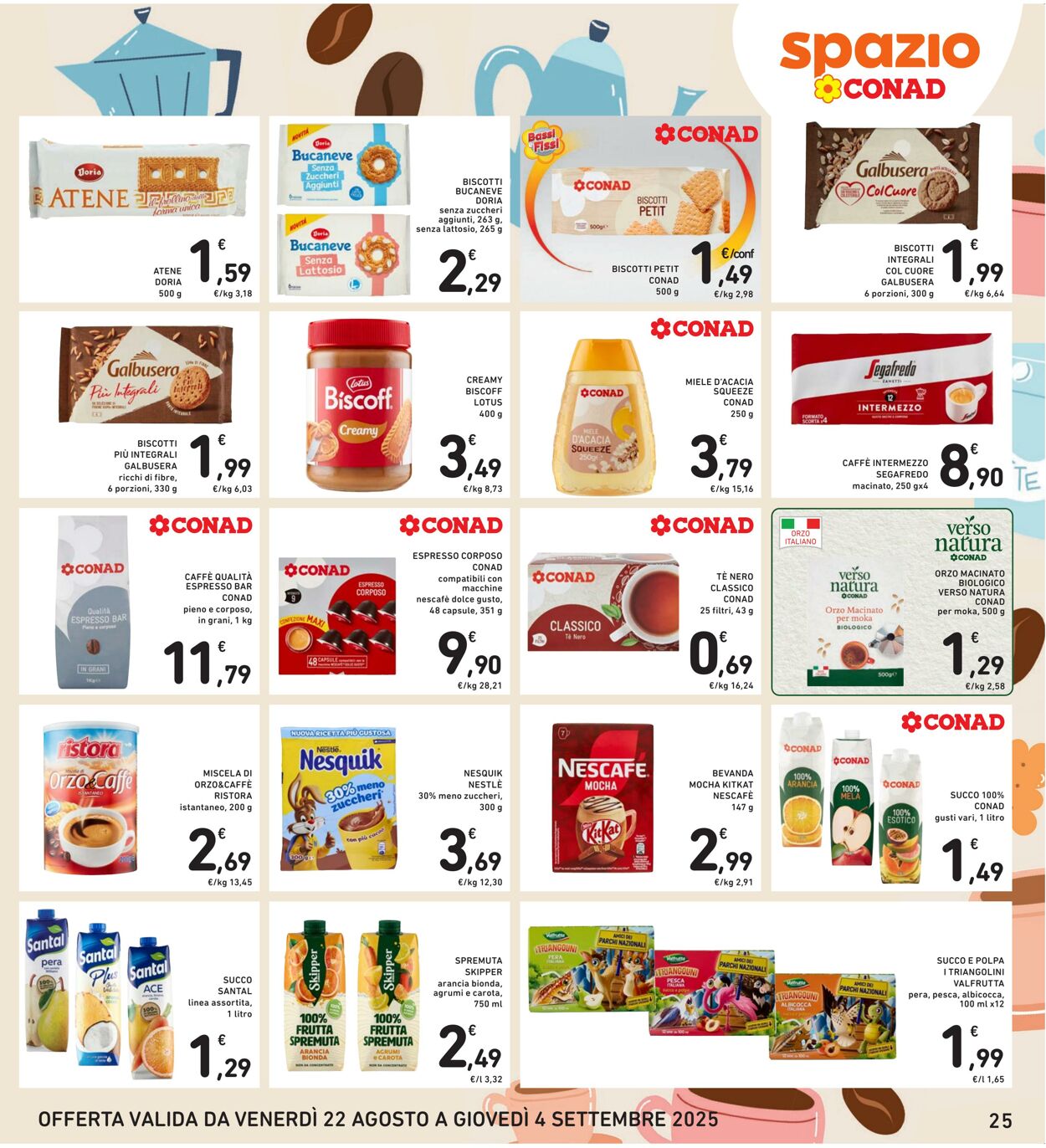 Volantino Conad 28.08.2025 - 28.08.2025