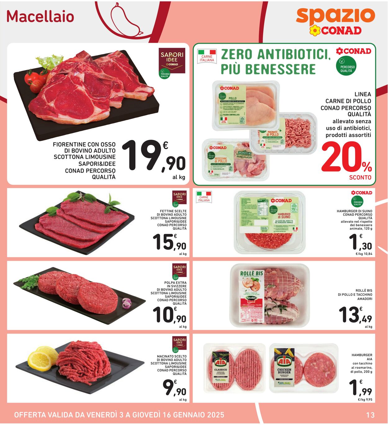 Volantino Conad 03.01.2025 - 16.01.2025