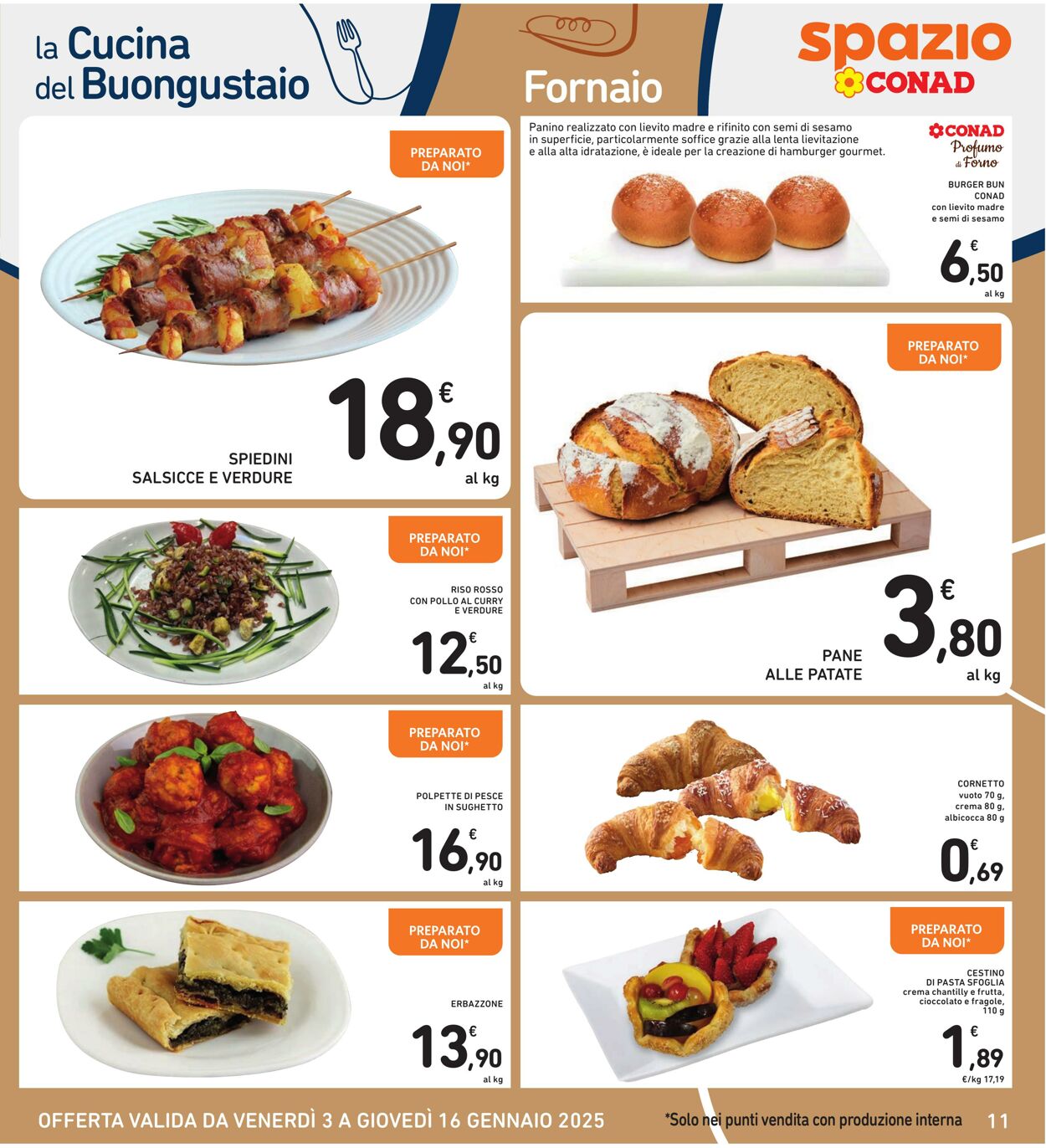 Volantino Conad 03.01.2025 - 16.01.2025