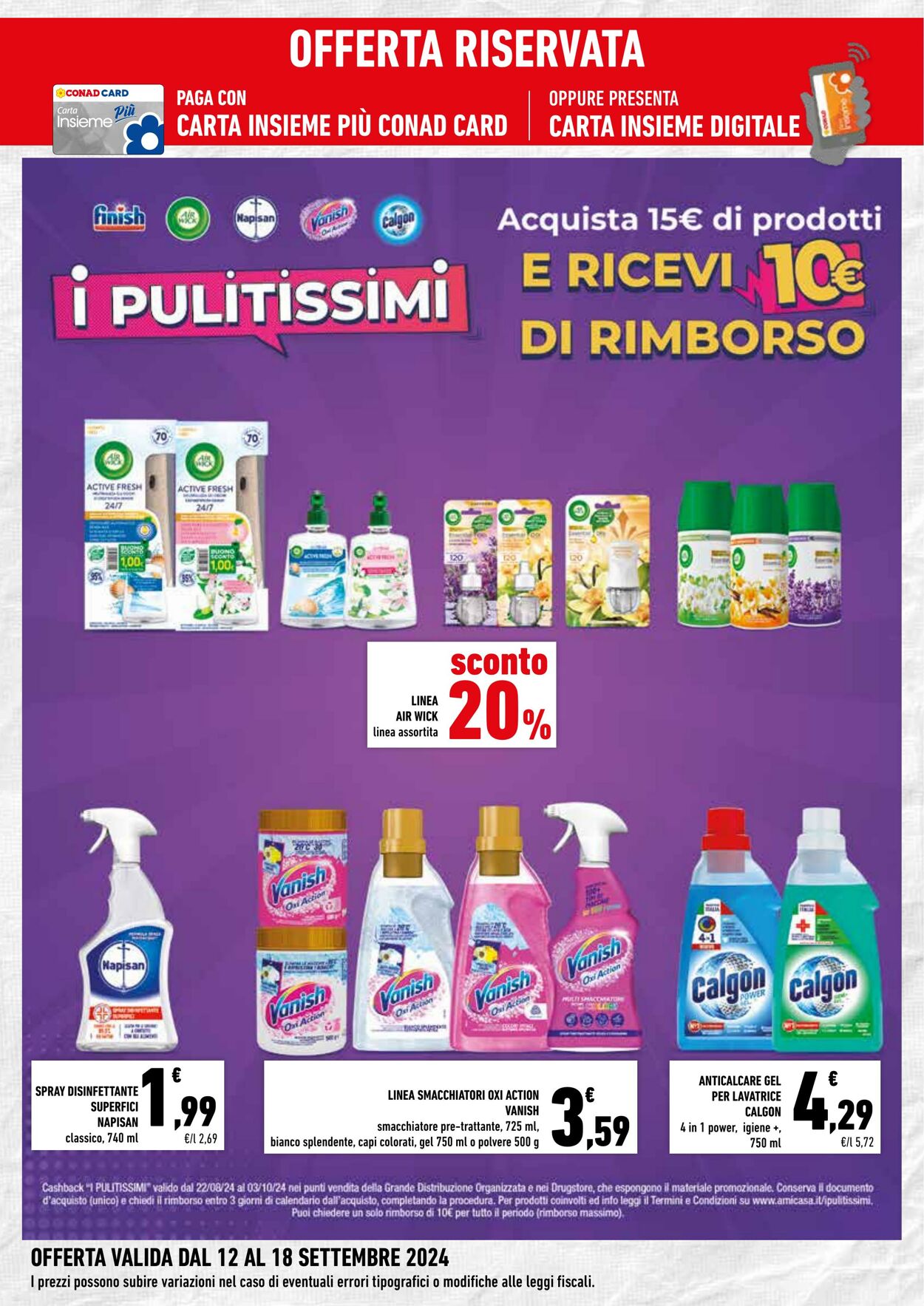 Volantino Conad 12.09.2024 - 18.09.2024