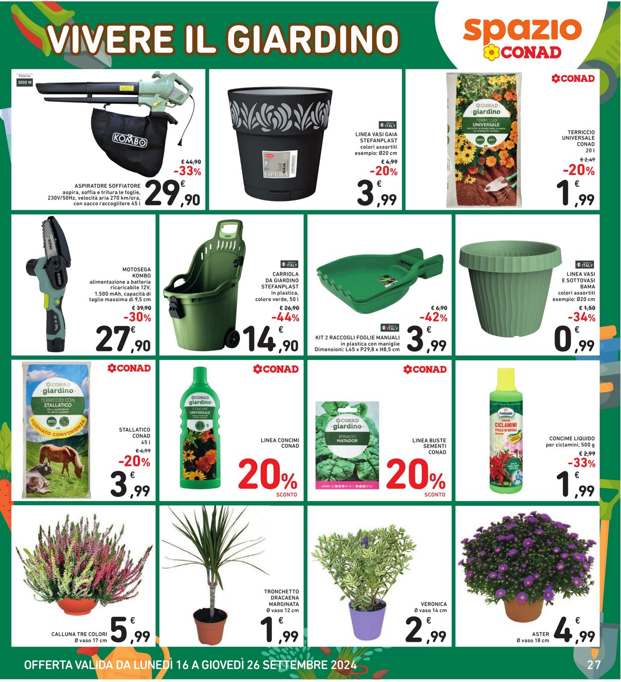 Volantino Conad 16.09.2024 - 26.09.2024