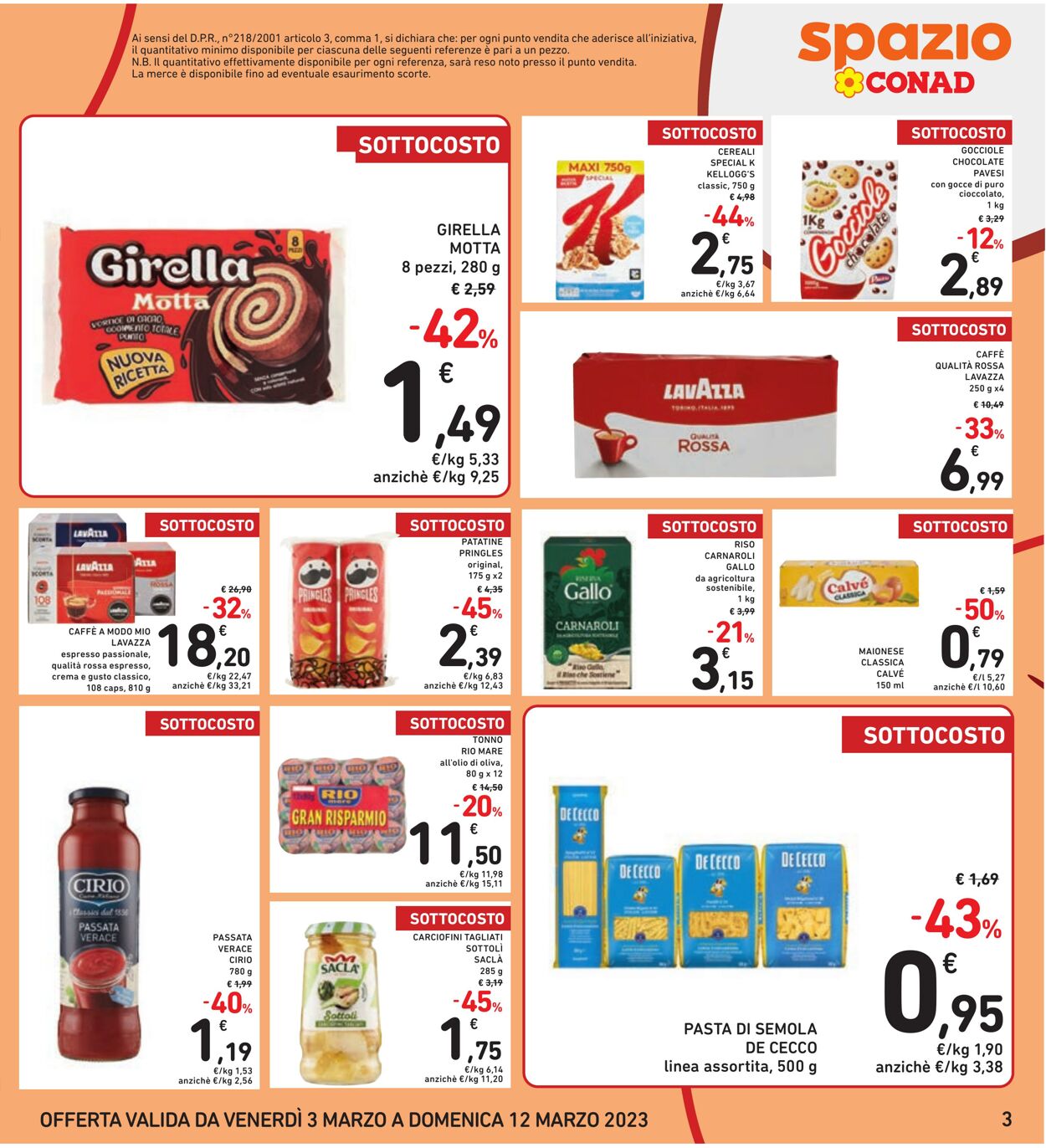 Volantino Conad 03.03.2023 - 12.03.2023