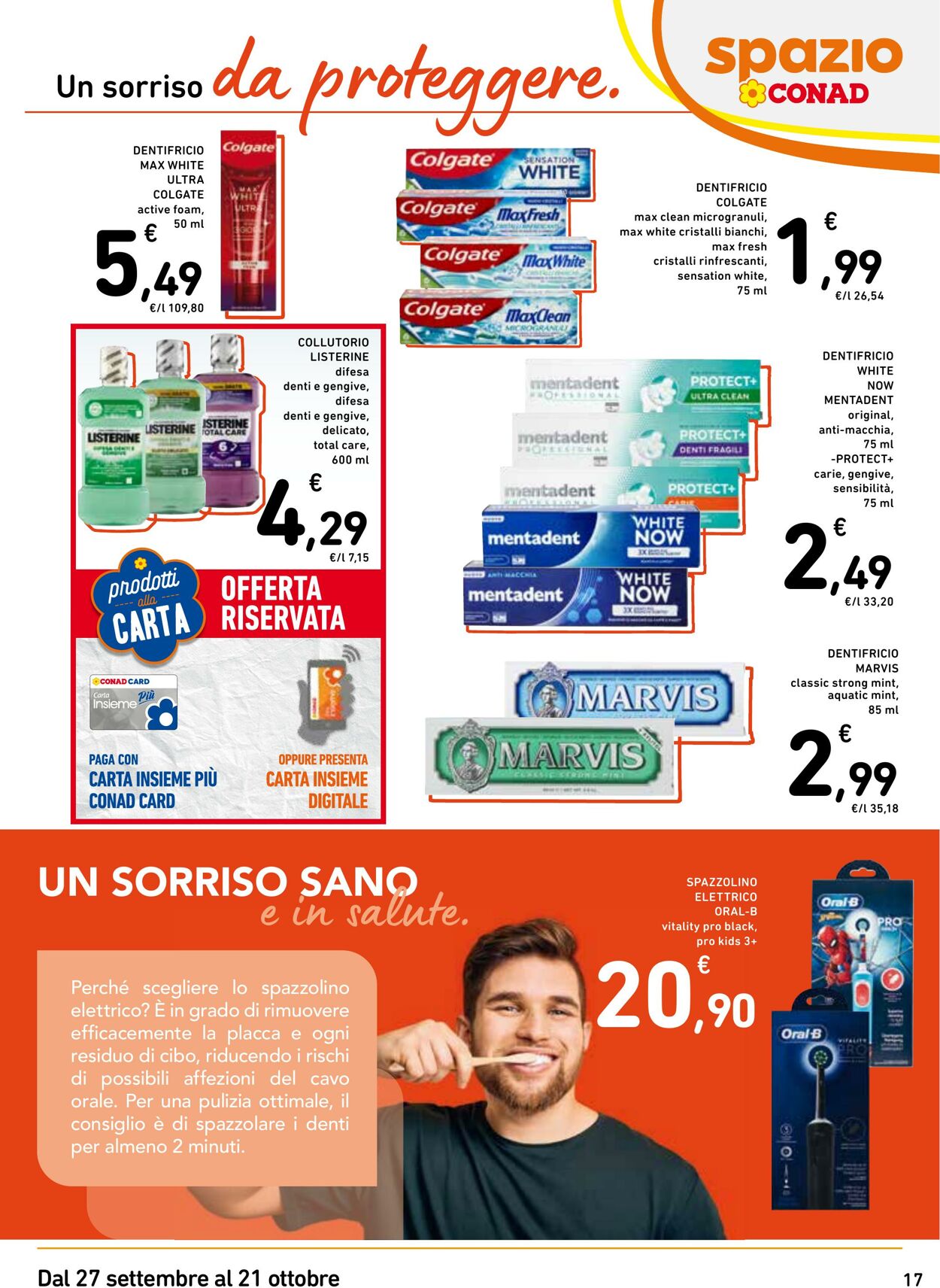 Volantino Conad 27.09.2024 - 21.10.2024