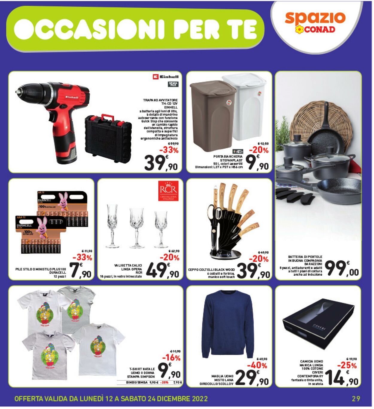 Volantino Conad 12.12.2022 - 24.12.2022