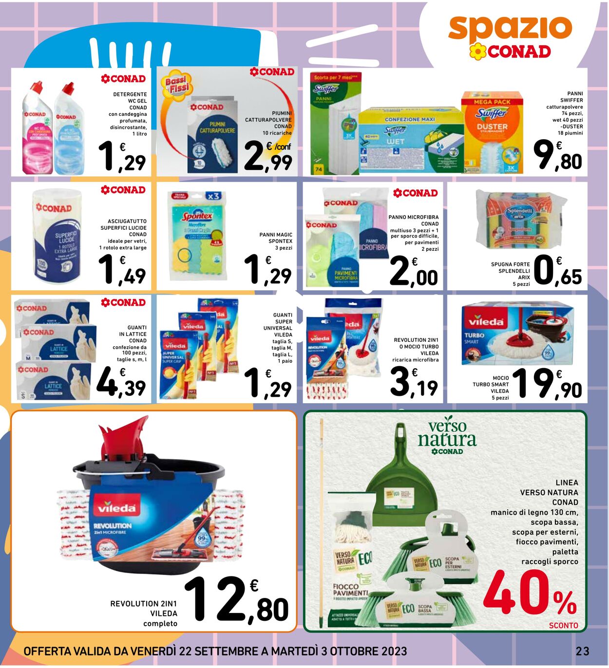 Volantino Conad 22.09.2023 - 03.10.2023