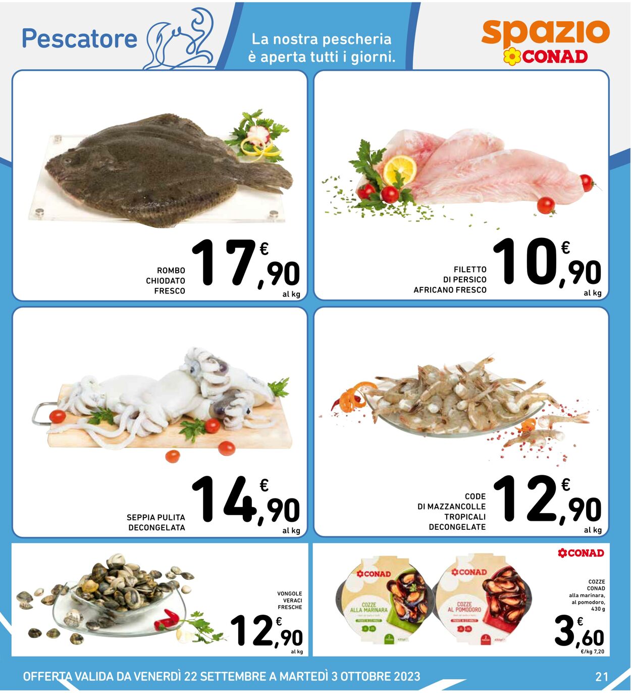 Volantino Conad 22.09.2023 - 03.10.2023