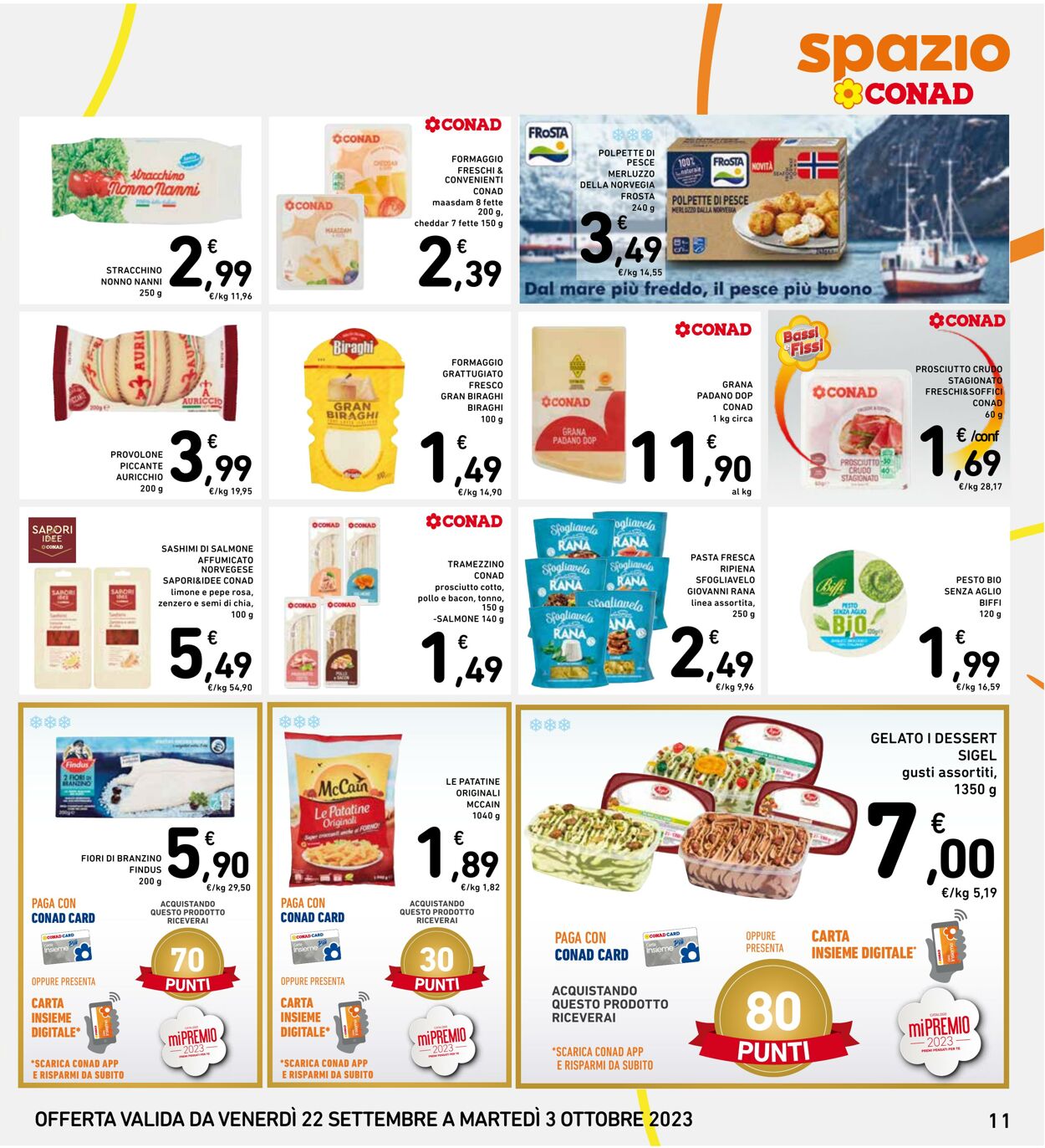 Volantino Conad 22.09.2023 - 03.10.2023