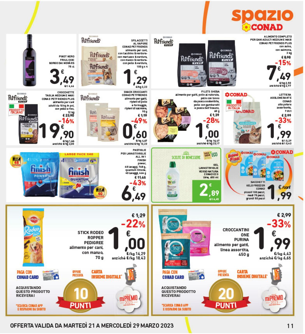 Volantino Conad 21.03.2023 - 29.03.2023