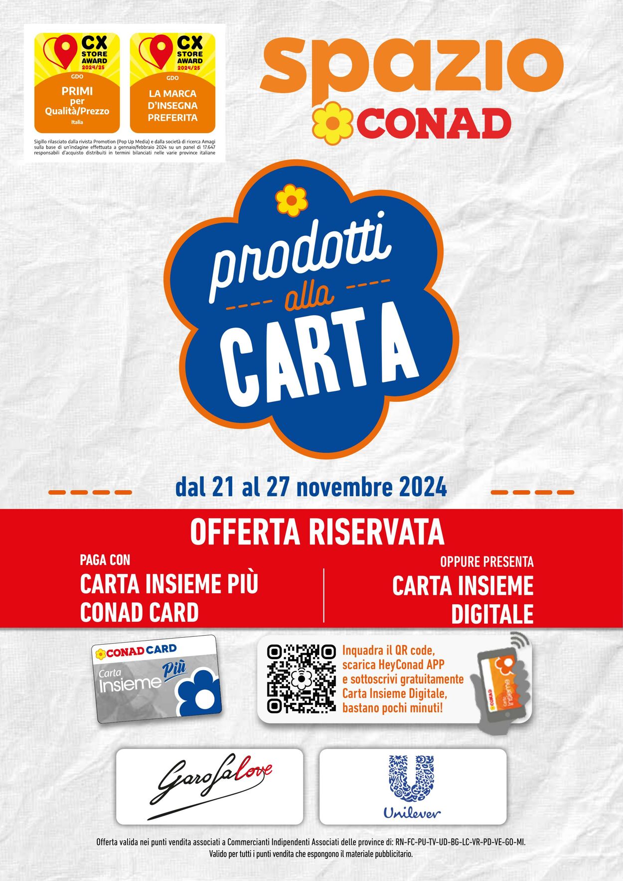 Volantino Conad 21.11.2024 - 27.11.2024