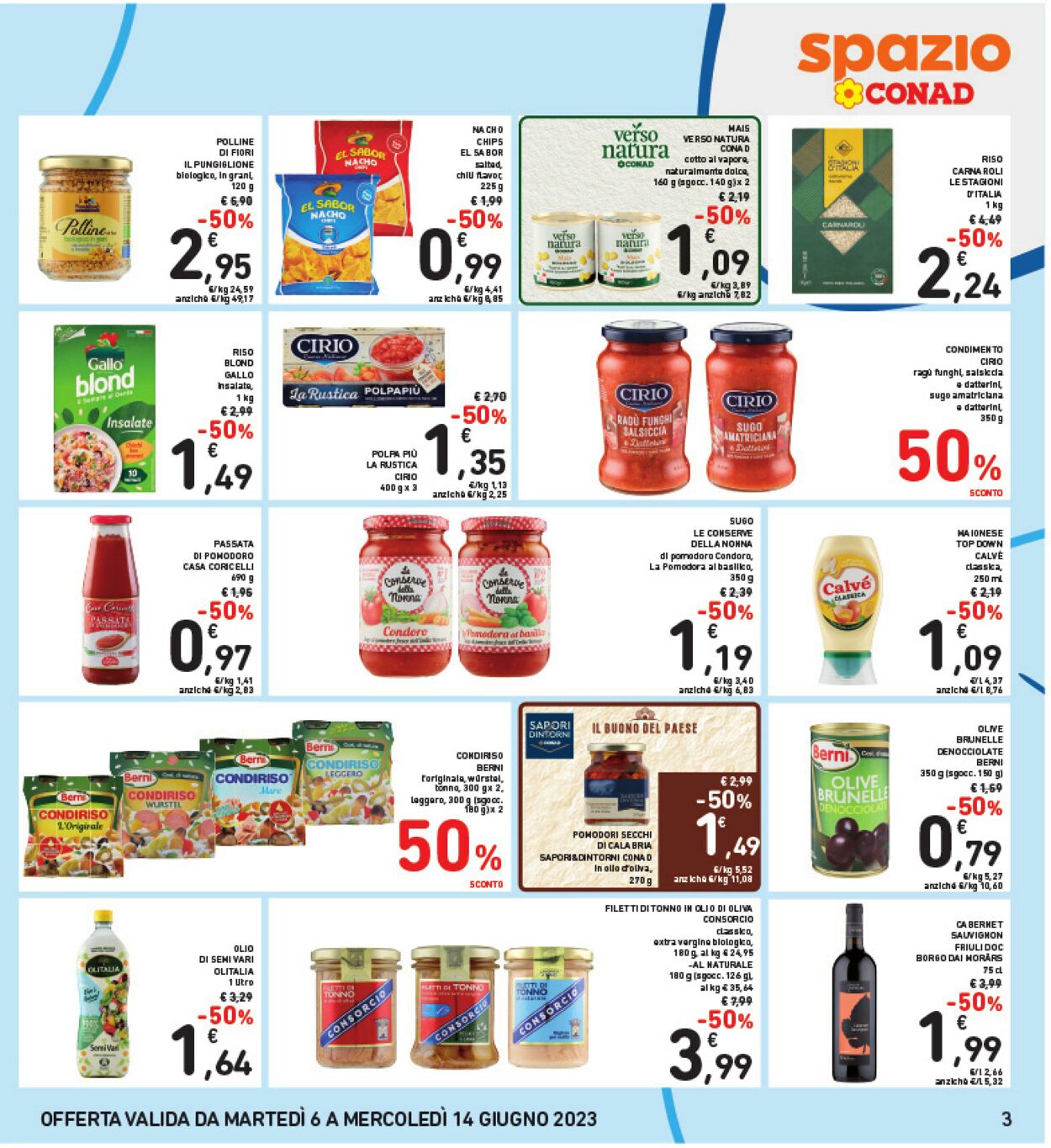 Volantino Conad 06.06.2023 - 14.06.2023