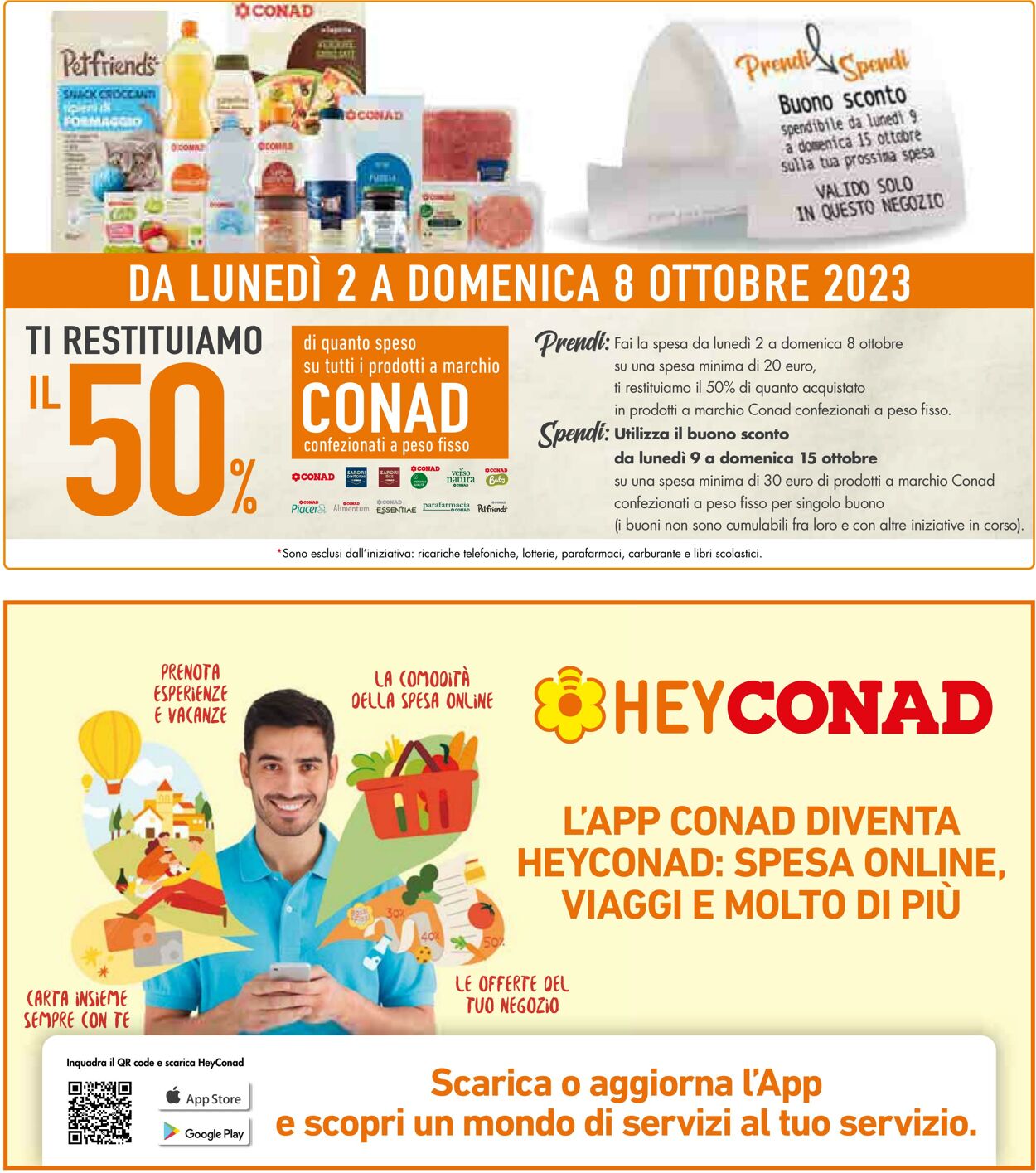 Volantino Conad 04.09.2023 - 16.10.2023