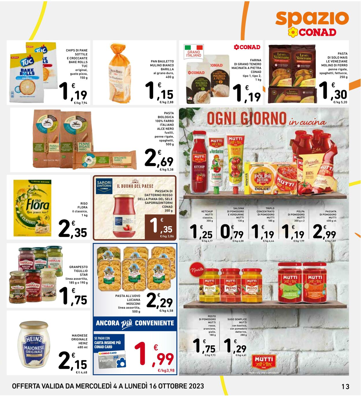 Volantino Conad 04.09.2023 - 16.10.2023