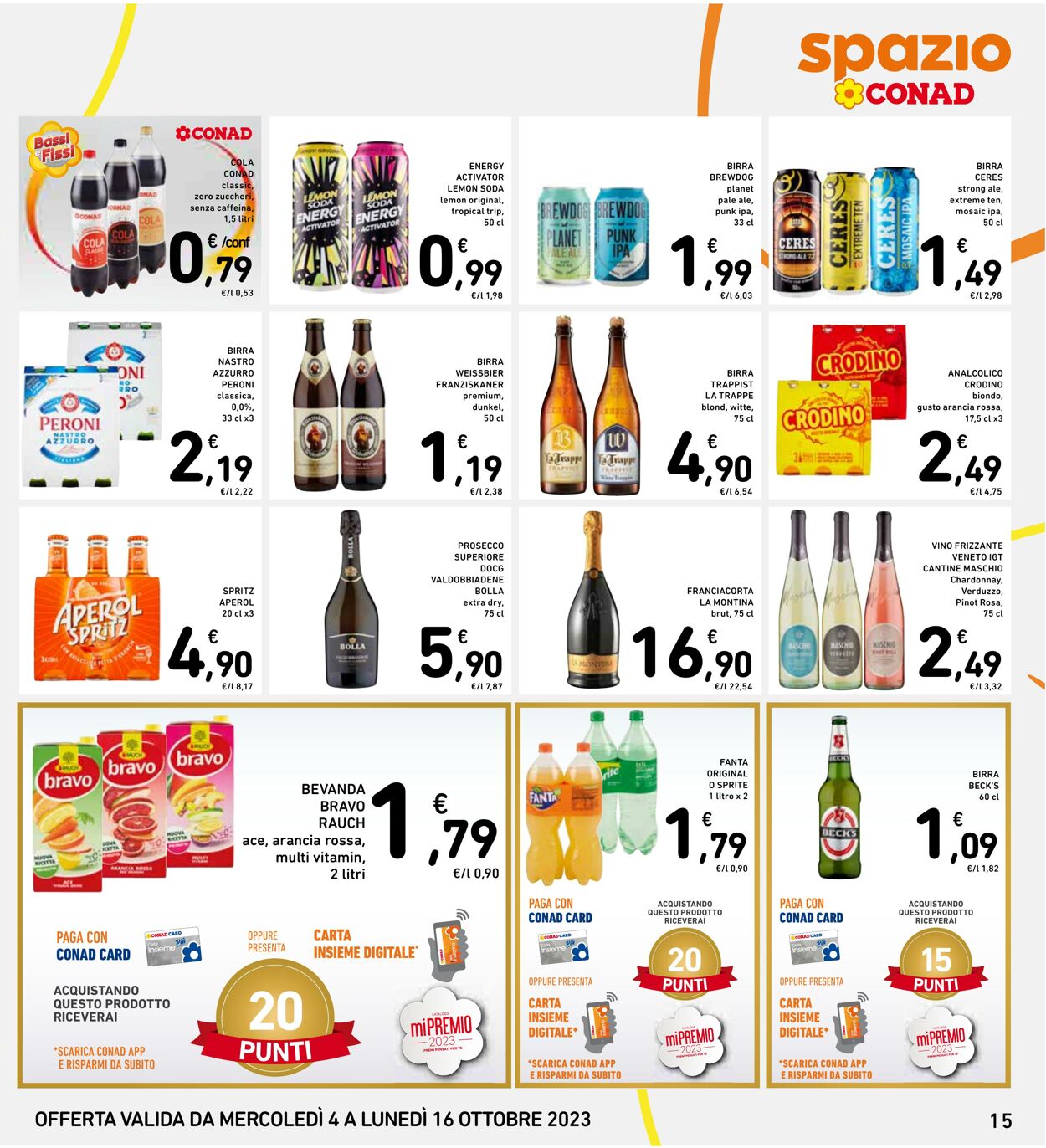 Volantino Conad 04.09.2023 - 16.10.2023