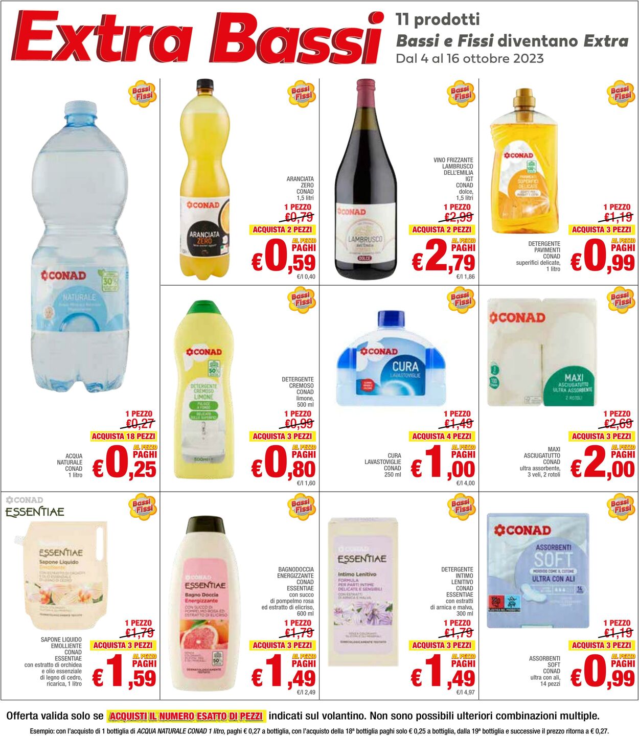 Volantino Conad 04.09.2023 - 16.10.2023