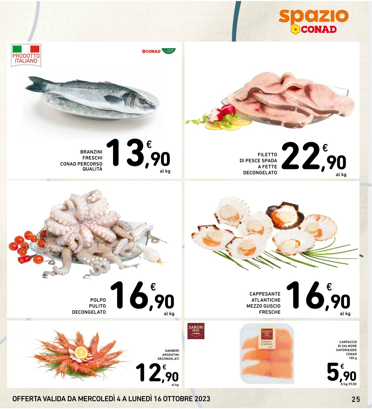 Volantino Conad 04.09.2023 - 16.10.2023